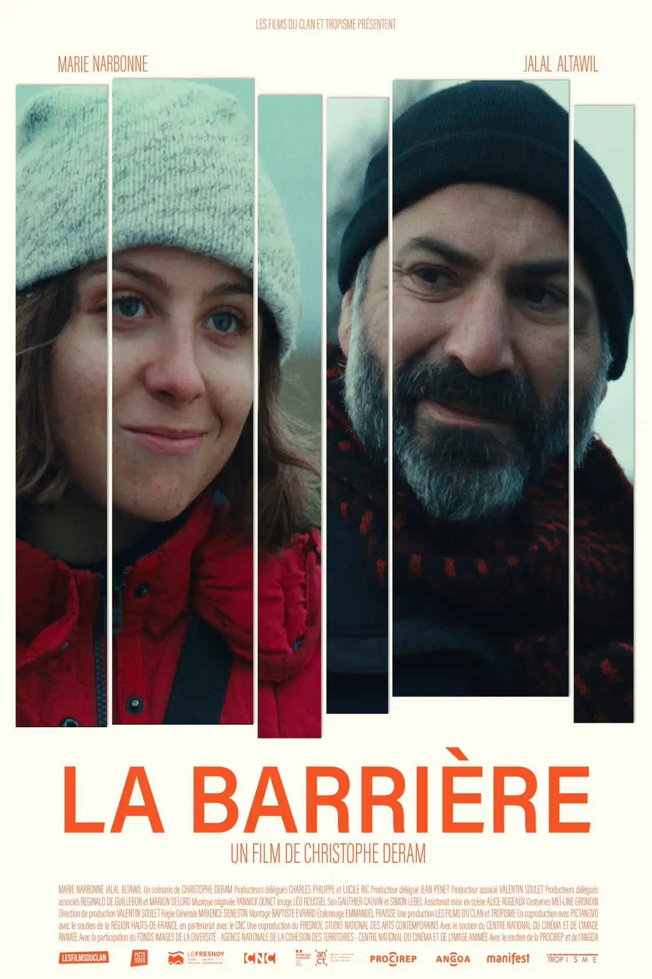 Plakat filmowy "La Barrière"