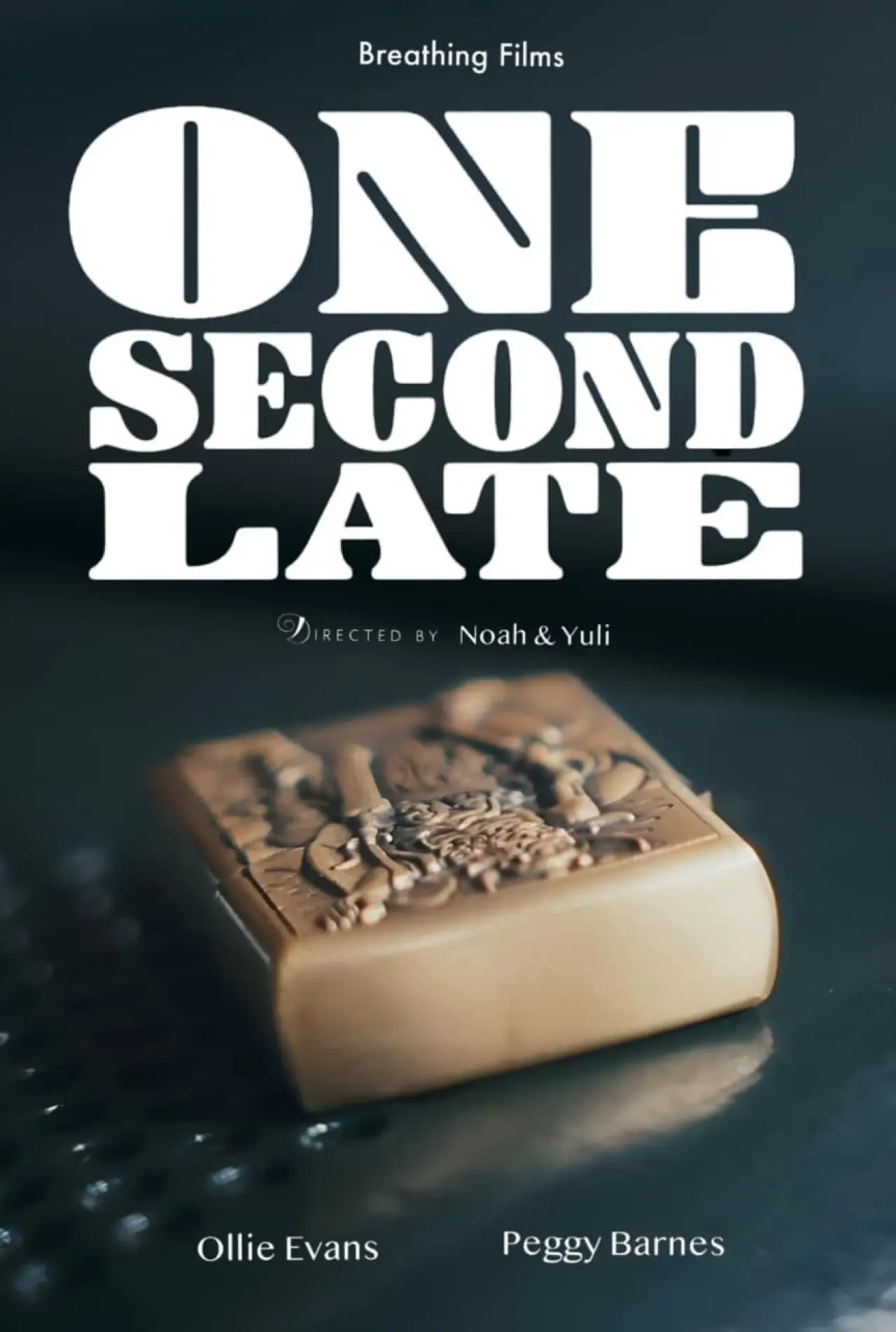 Plakat filmowy "ONE SECOND LATE"