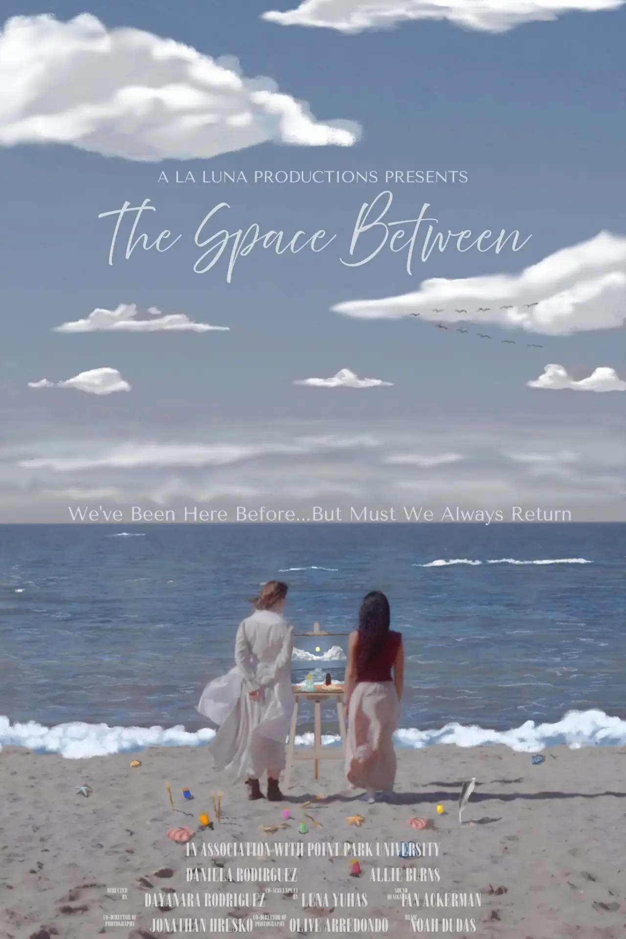 Plakat filmowy "The Space Between"