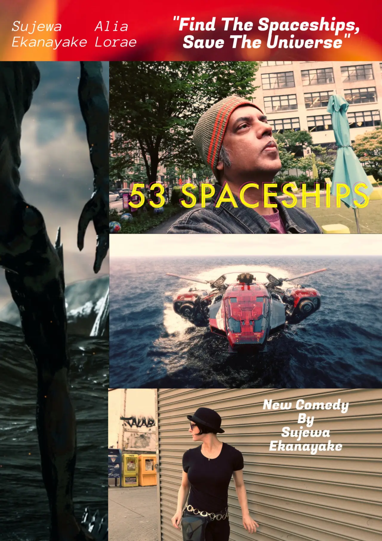 Plakat filmowy "53 Spaceships"