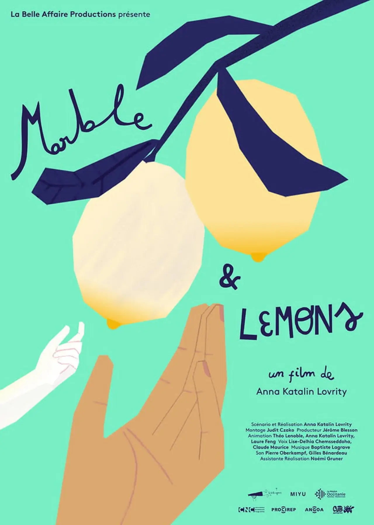 Plakat filmowy "Marble & Lemons"
