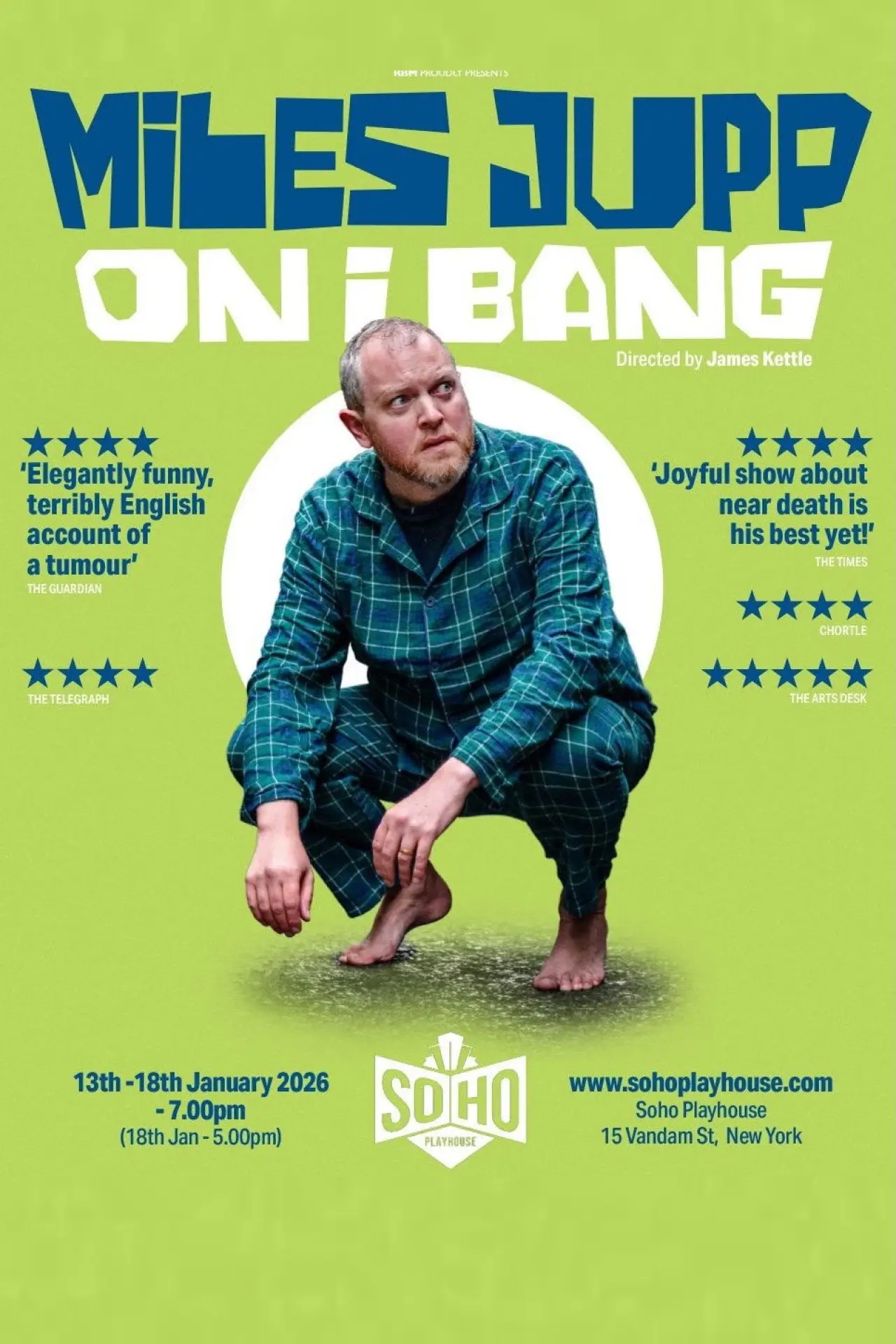 Plakat filmowy "Miles Jupp: On I Bang"