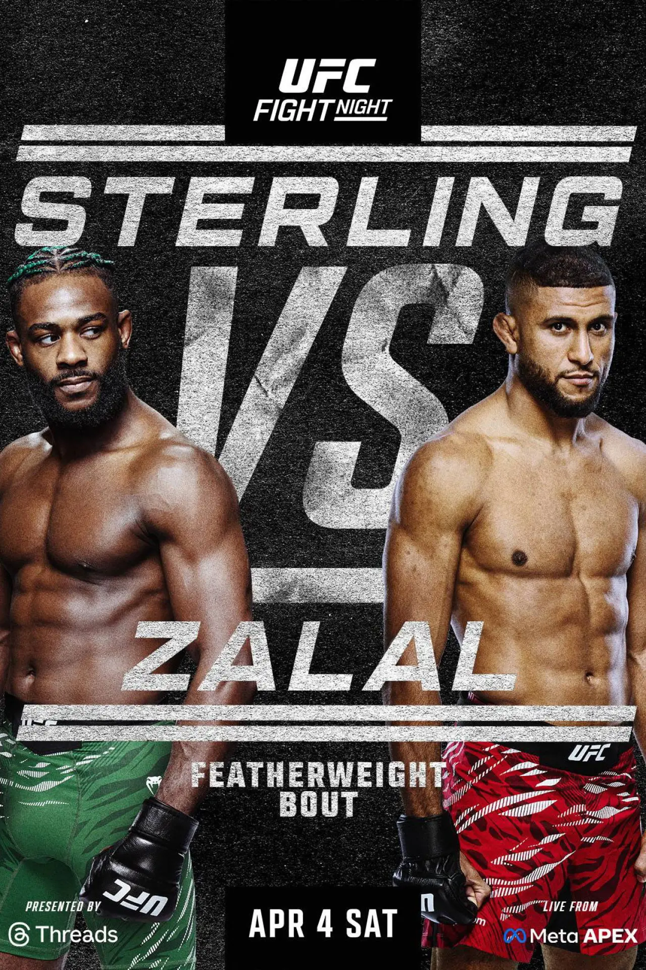 Plakat filmowy "UFC Fight Night 274: Sterling vs. Zalal"