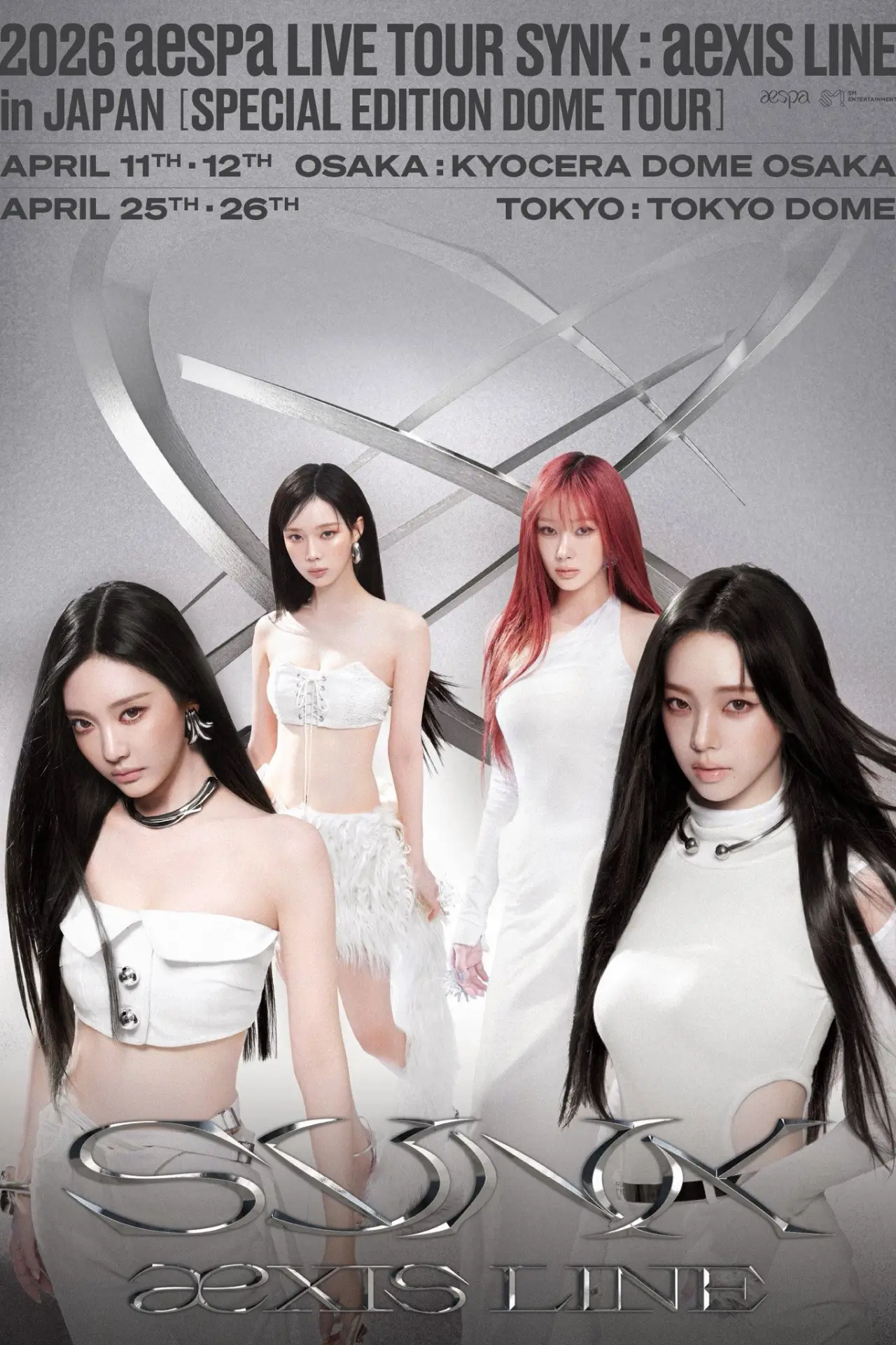Plakat filmowy "aespa - 2026 Live Tour SYNK：aexis LINE in JAPAN - SPECIAL EDITION DOME TOUR"