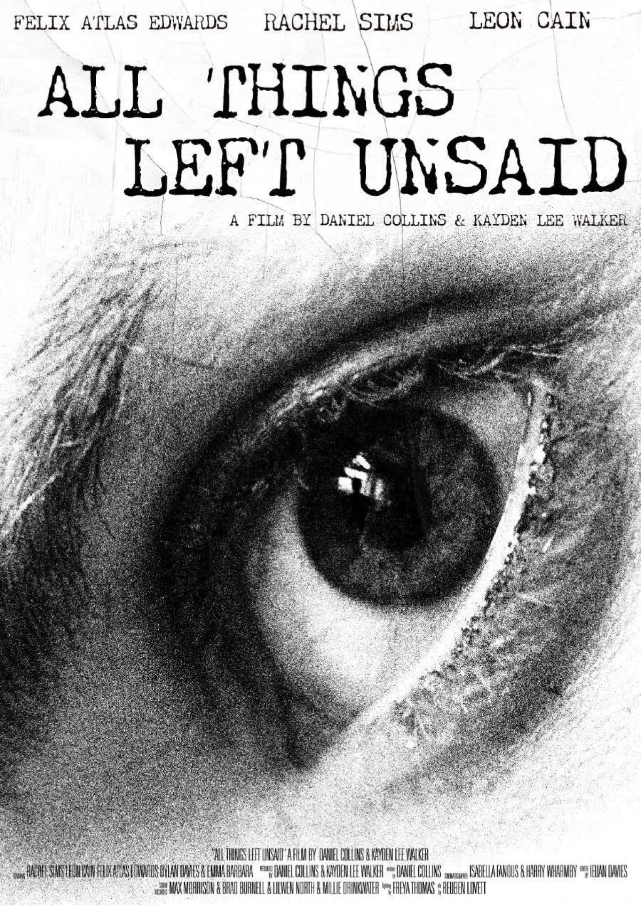 Plakat filmowy "All Things Left Unsaid"