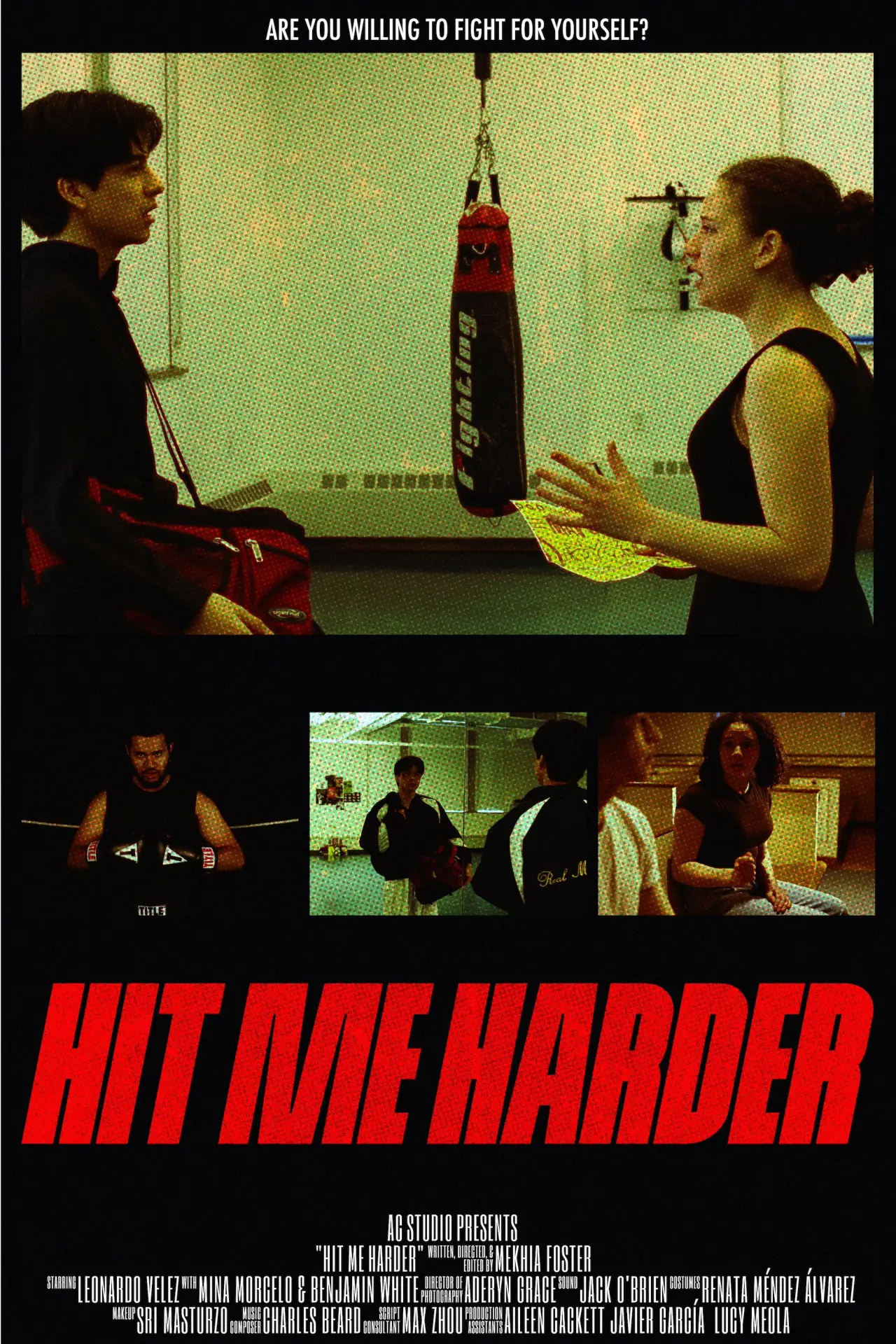Plakat filmowy "Hit Me Harder"