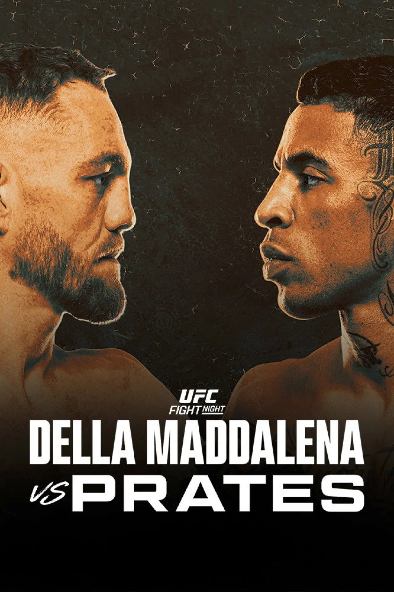 Plakat filmowy "UFC Fight Night 275: Della Maddalena vs. Prates"