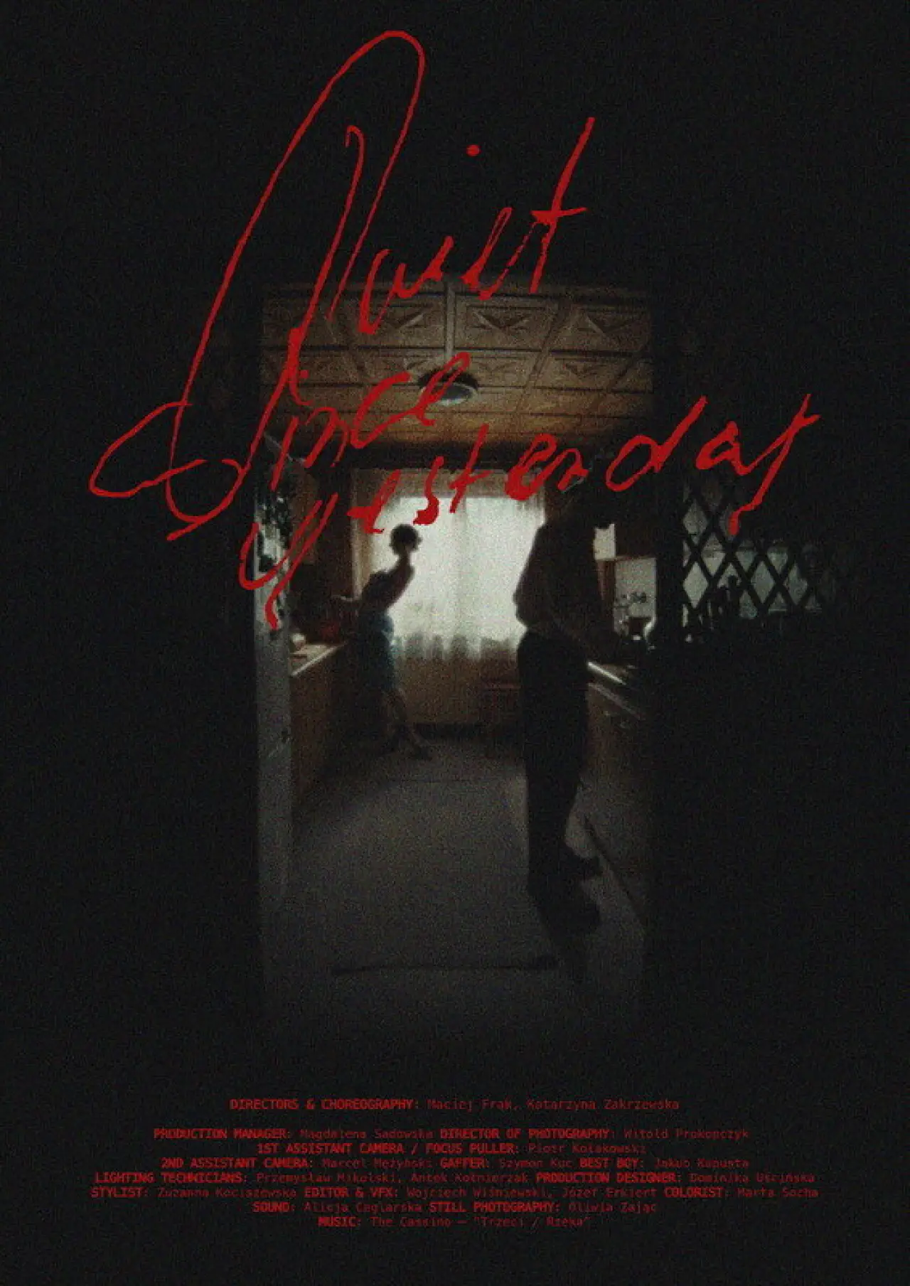 Plakat filmowy "Quiet Since Yesterday"