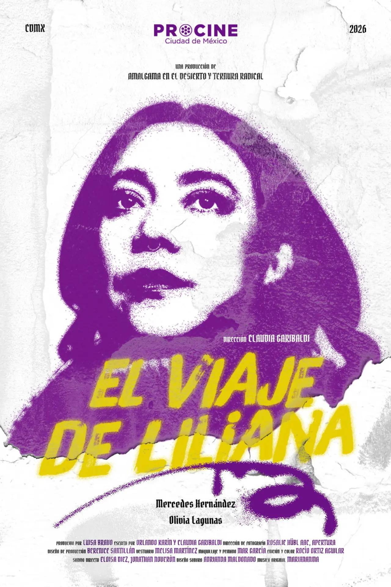 Plakat filmowy "El viaje de Liliana"