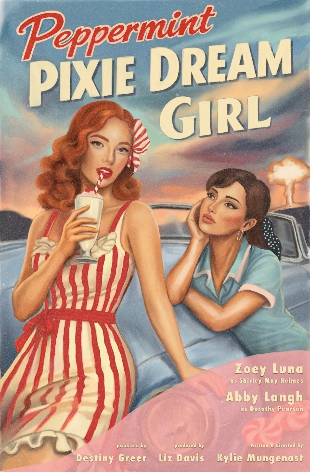Plakat filmowy "Peppermint Pixie Dream Girl"