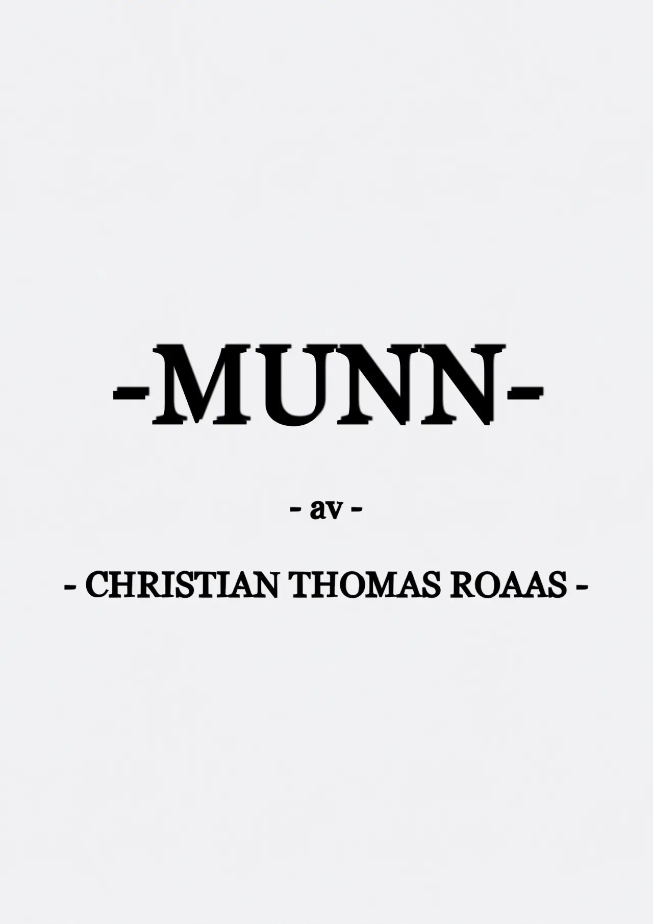 Plakat filmowy "Munn"