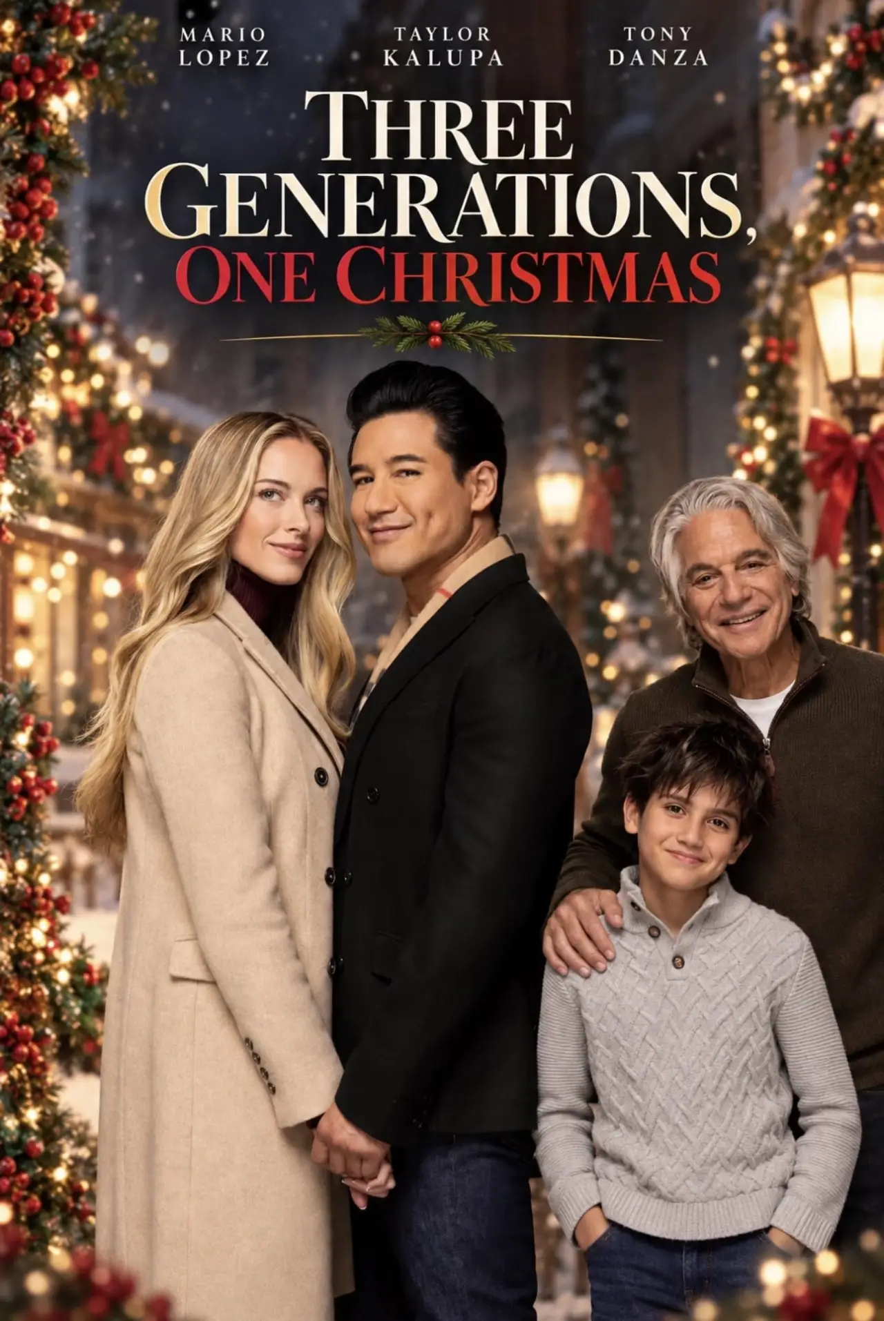 Plakat filmowy "Three Generations, One Christmas"