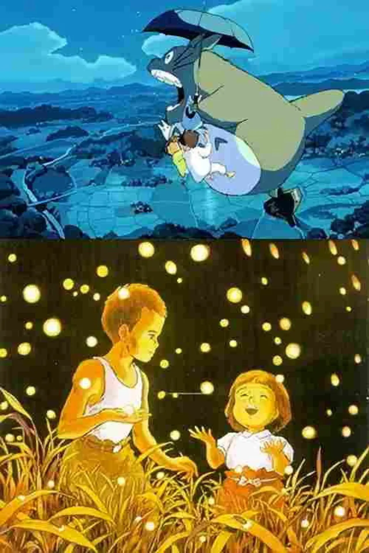 Plakat filmowy "龙猫&萤火虫之墓诞生物语"