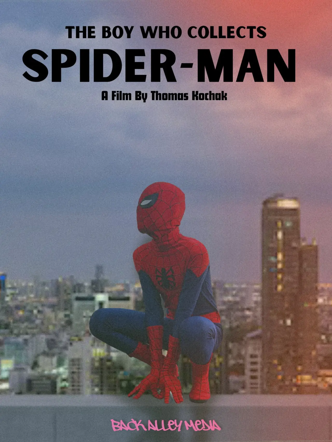 Plakat filmowy "The Boy Who Collects Spider-Man"