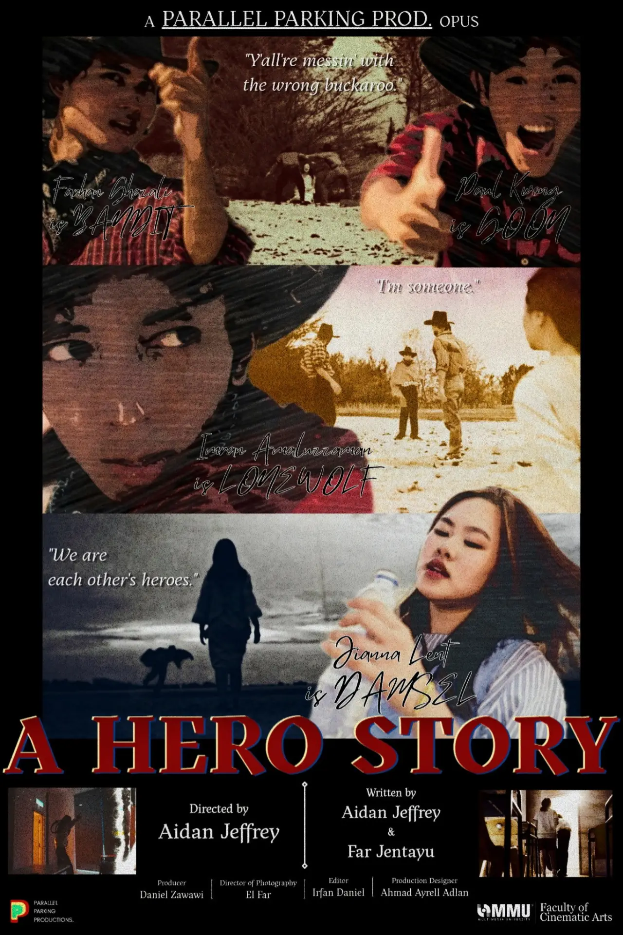 Plakat filmowy "A Hero Story"