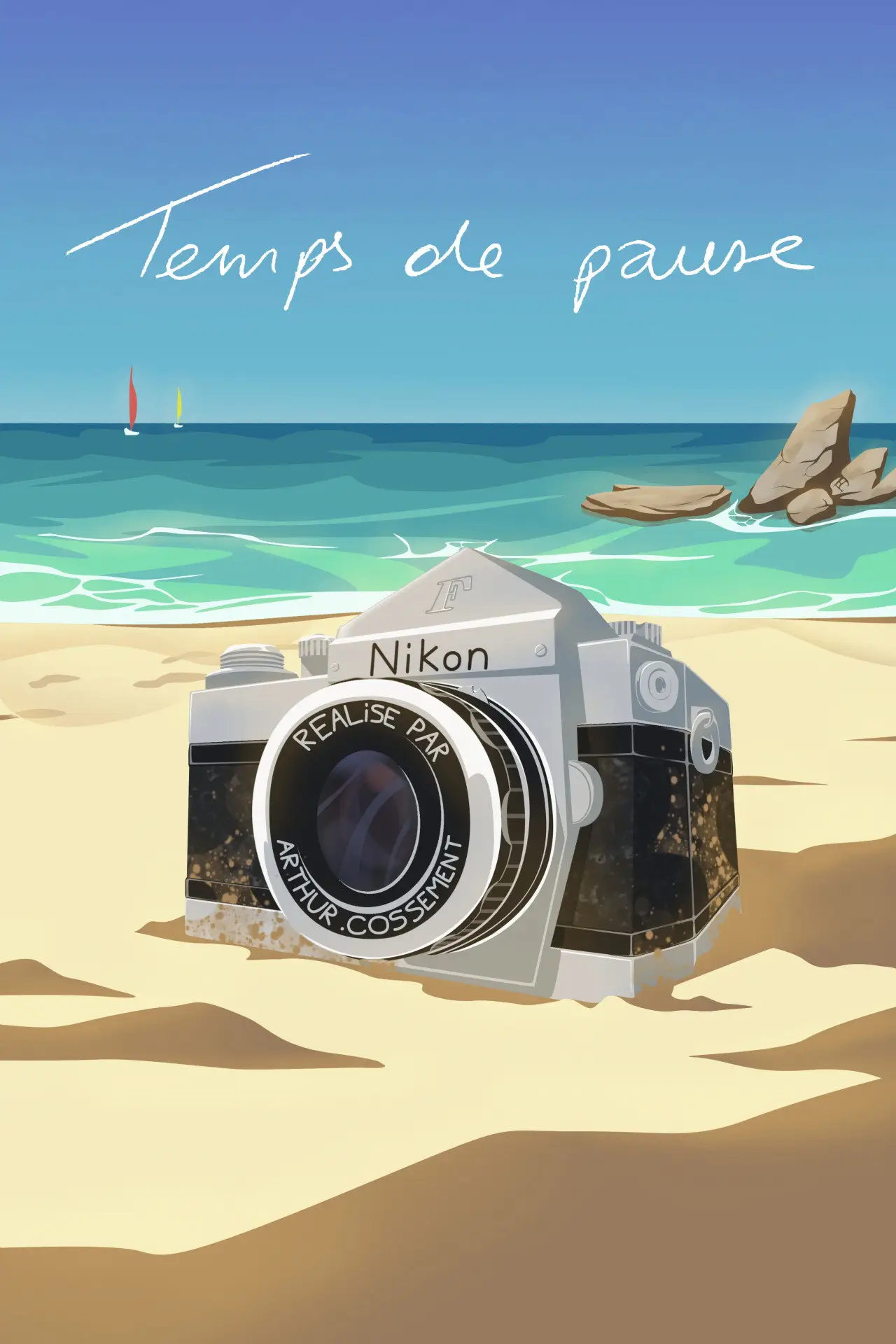 Plakat filmowy "Temps de pause"