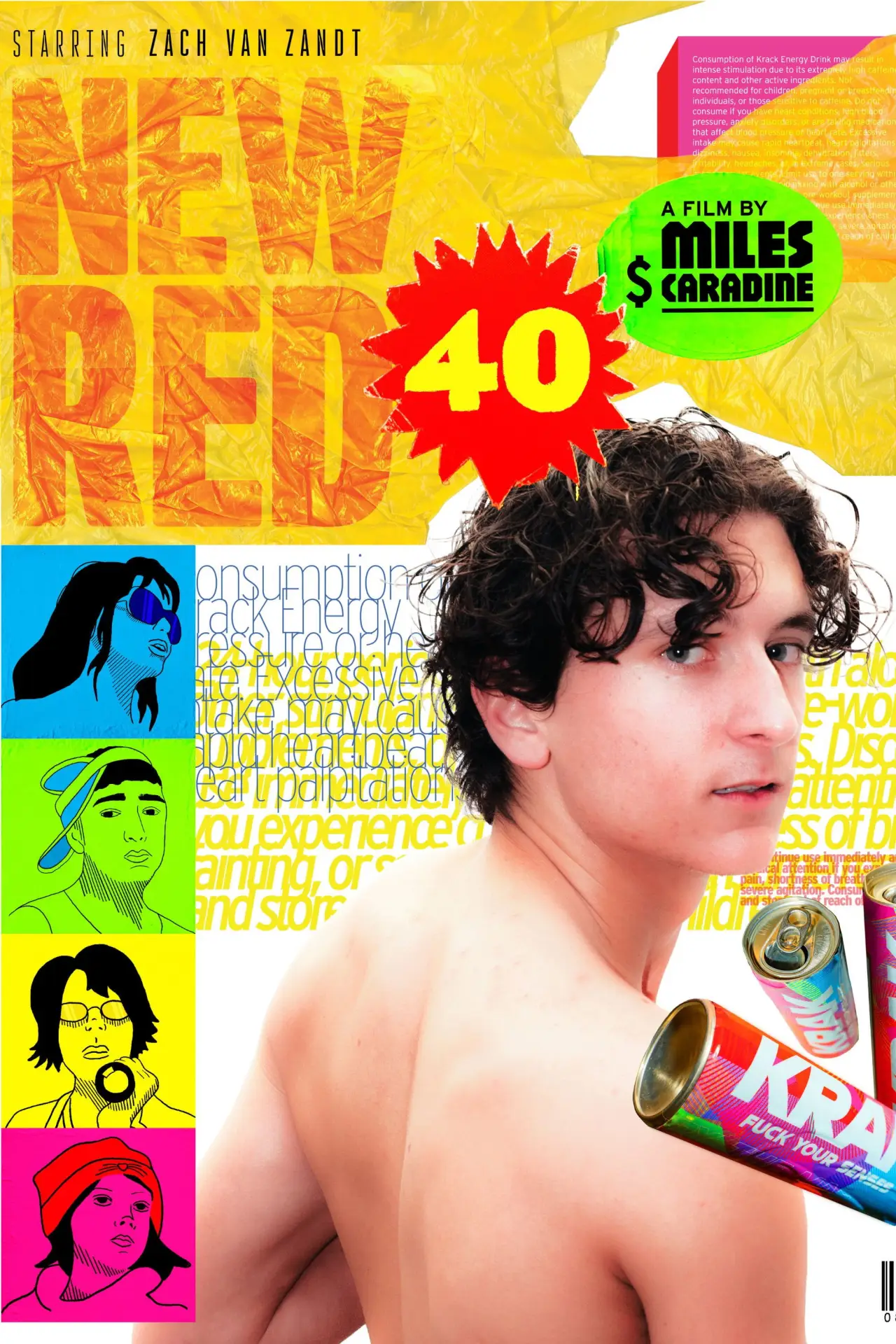 Plakat filmowy "NEW RED 40"
