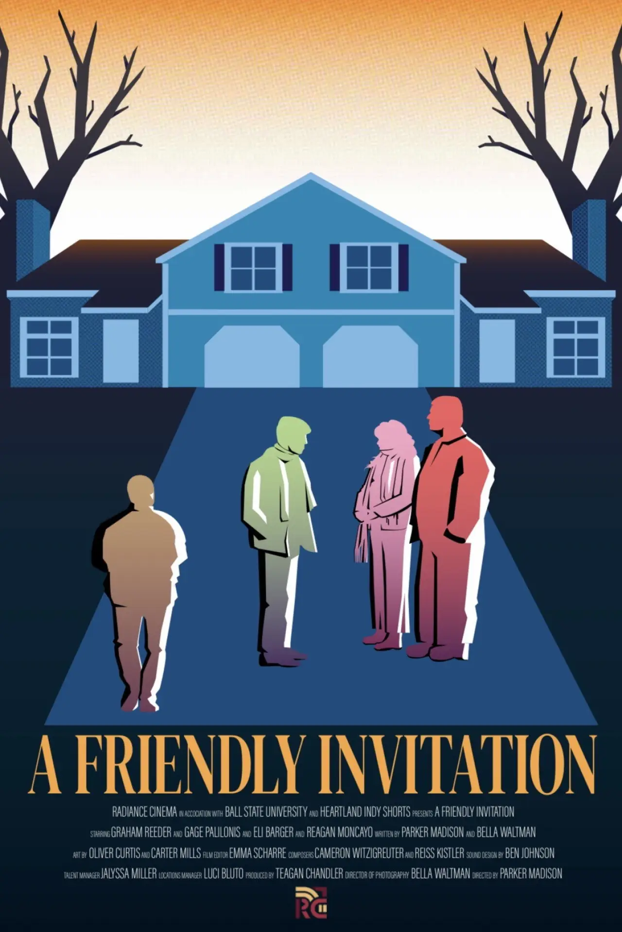 Plakat filmowy "A Friendly Invitation"