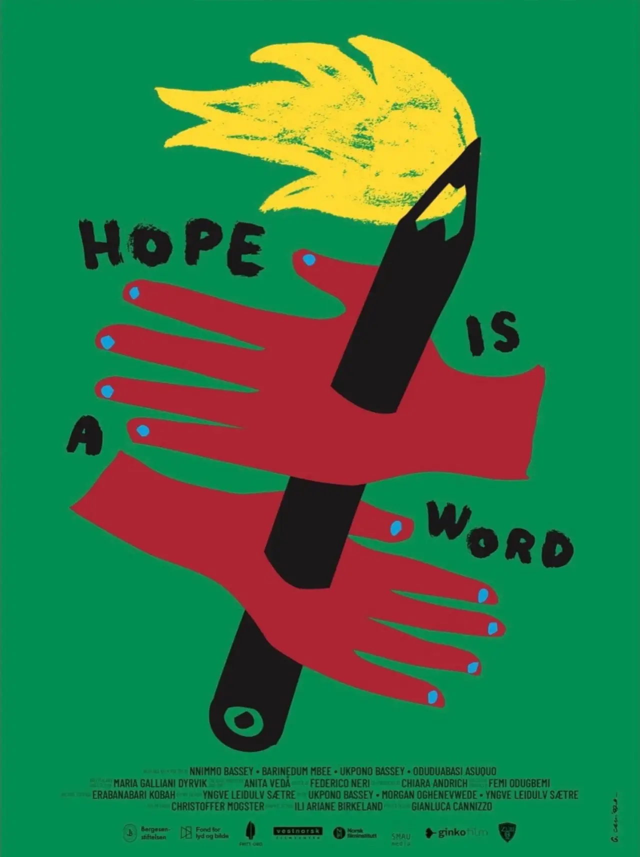 Plakat filmowy "Hope is a Word"