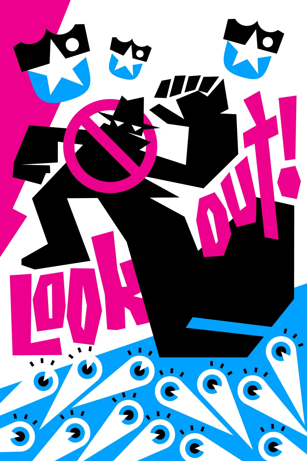 Plakat filmowy "Look Out!"