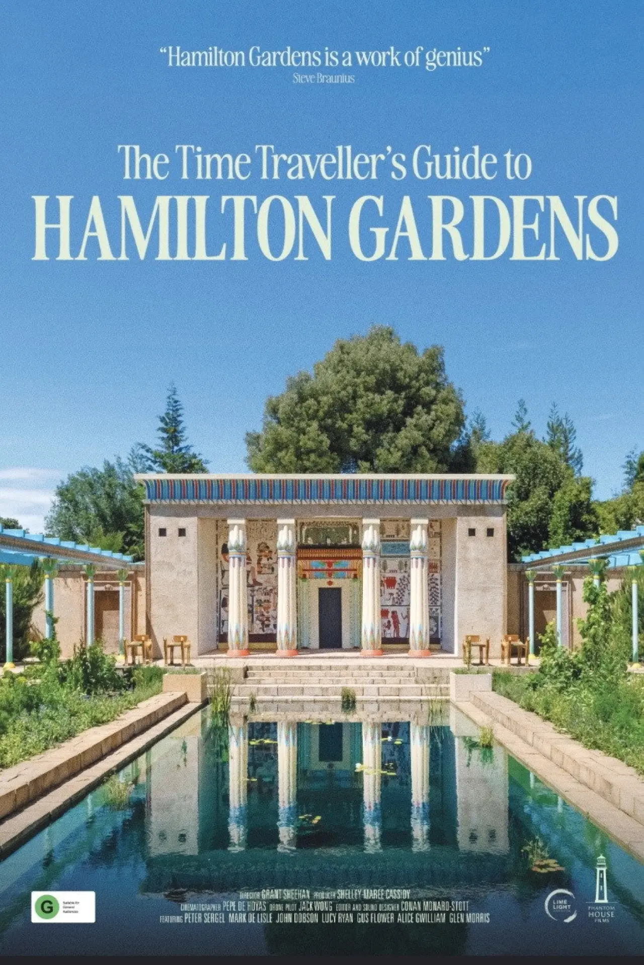 Plakat filmowy "The Time Traveller’s Guide to Hamilton Gardens"