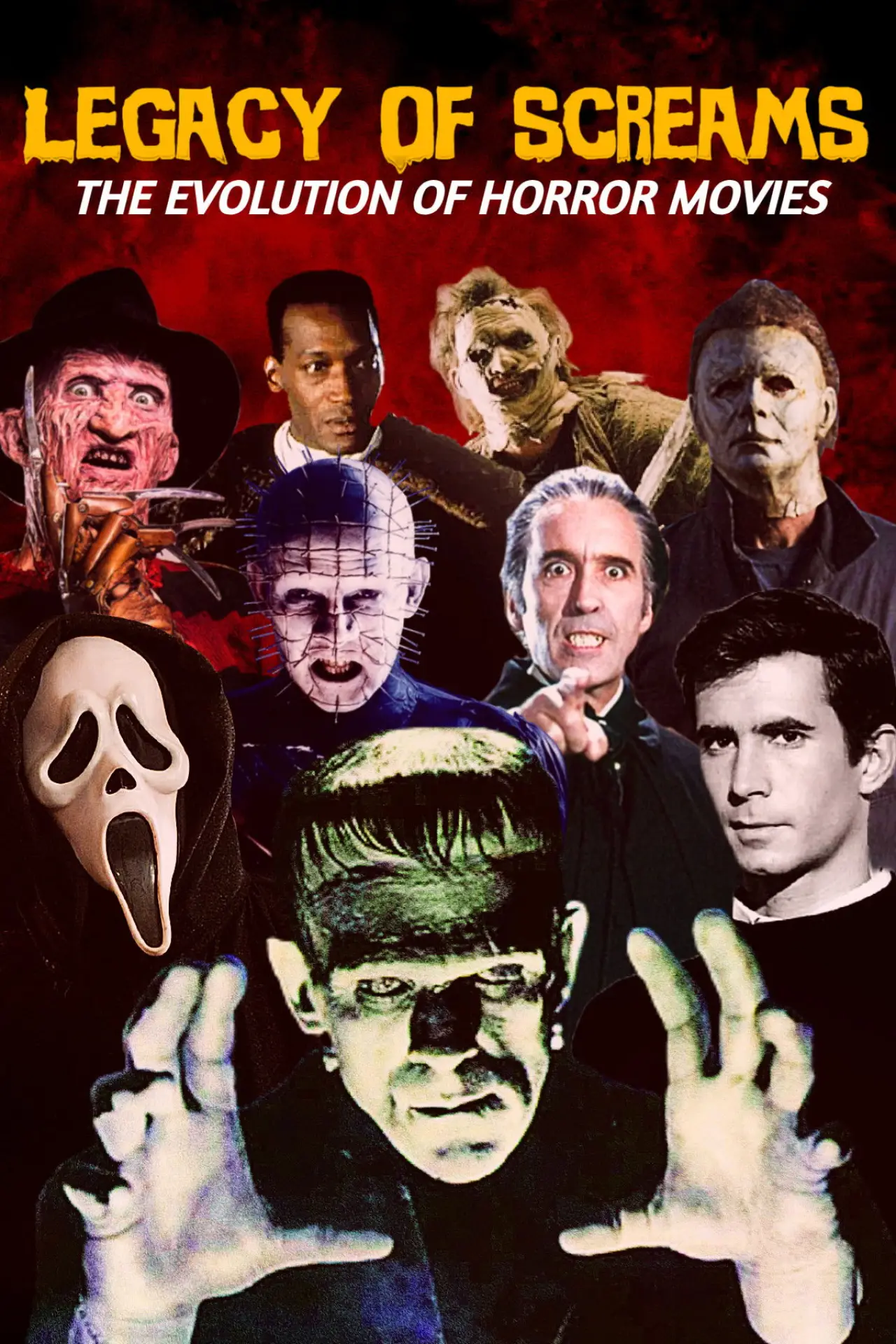 Plakat filmowy "Legacy of Screams: The Evolution of Horror Movies"