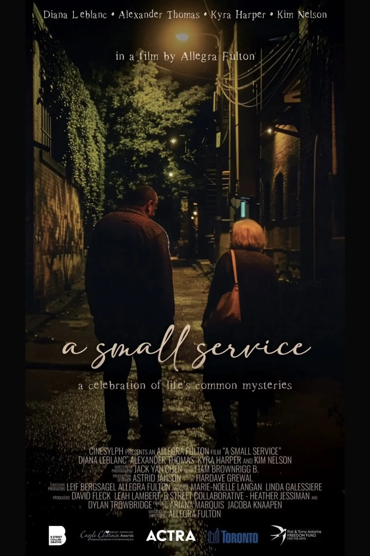 Plakat filmowy "A Small Service"