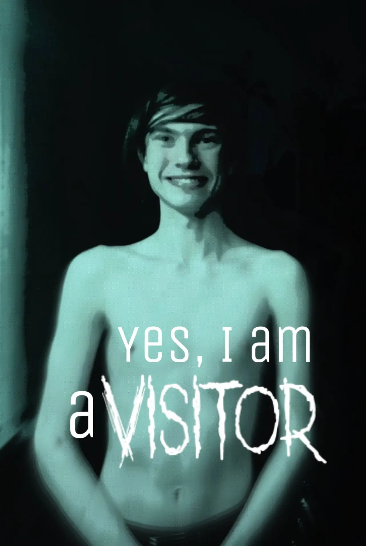 Plakat filmowy "Yes, I am a Visitor"