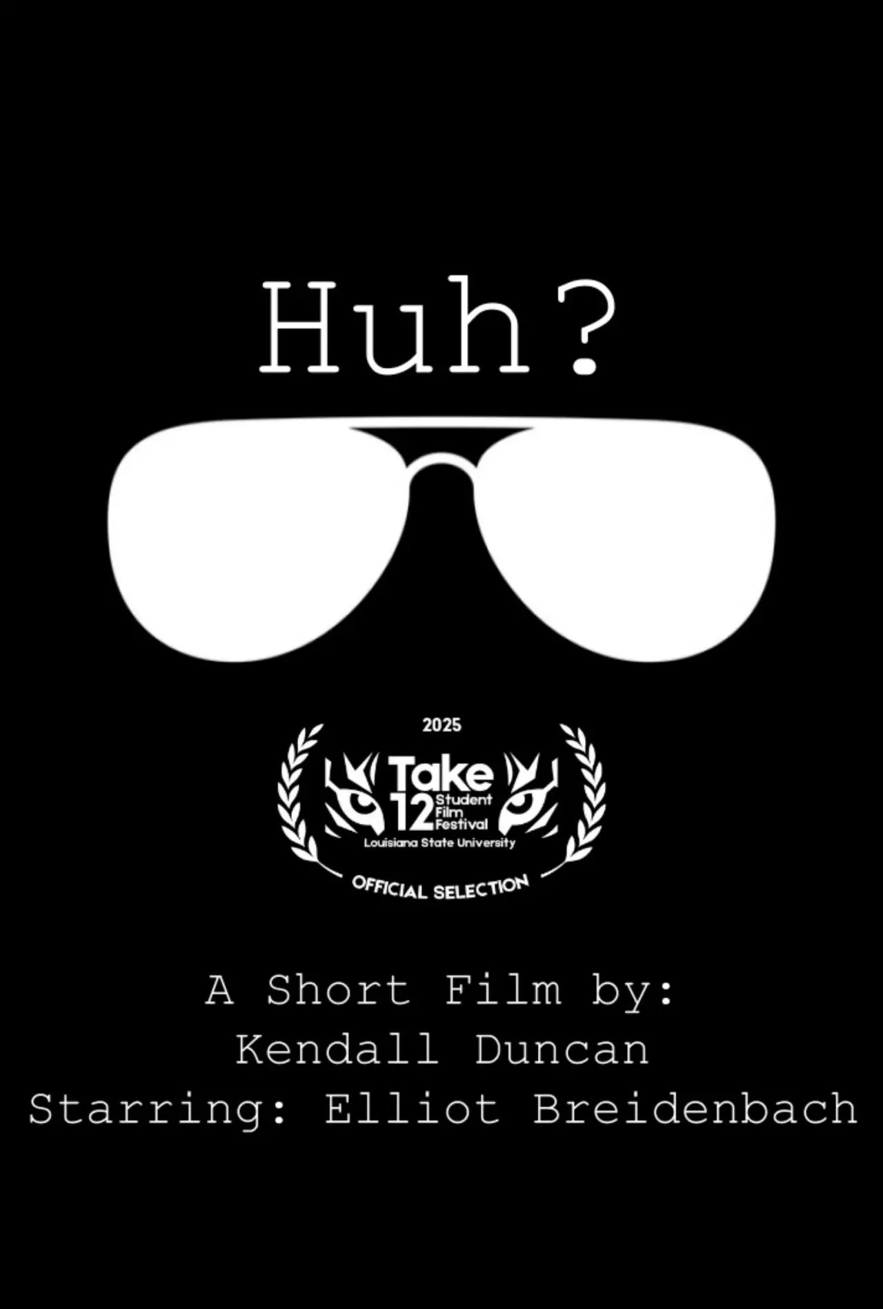 Plakat filmowy "Huh?"