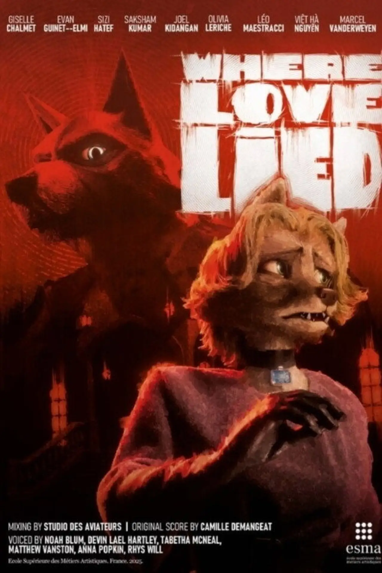 Plakat filmowy "Where Love Lied"