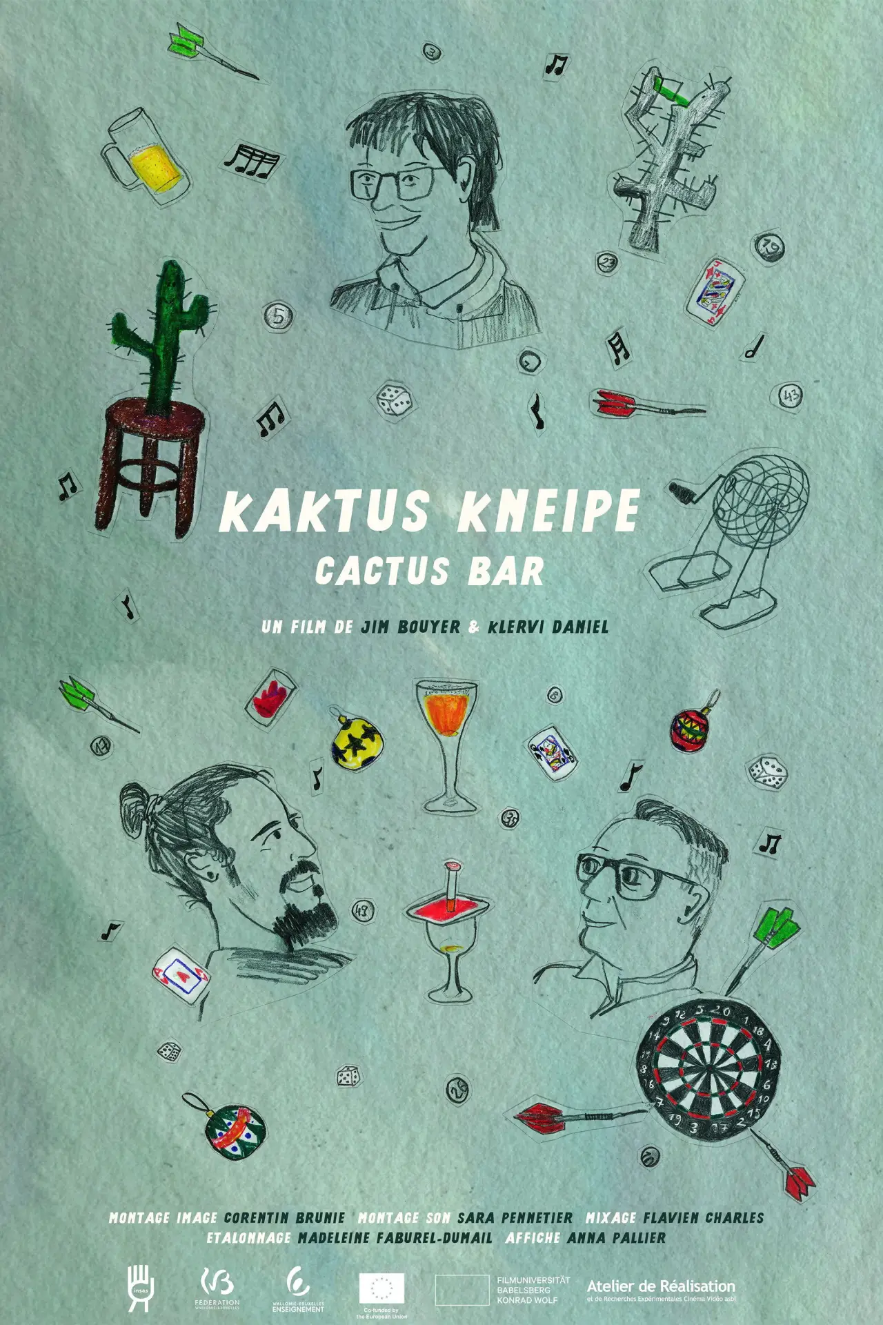 Plakat filmowy "Kaktus Kneipe"