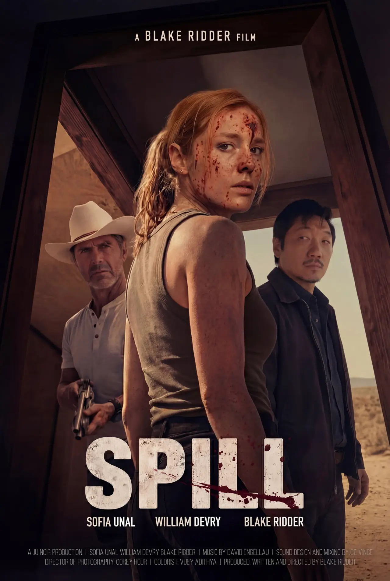 Plakat filmowy "Spill"