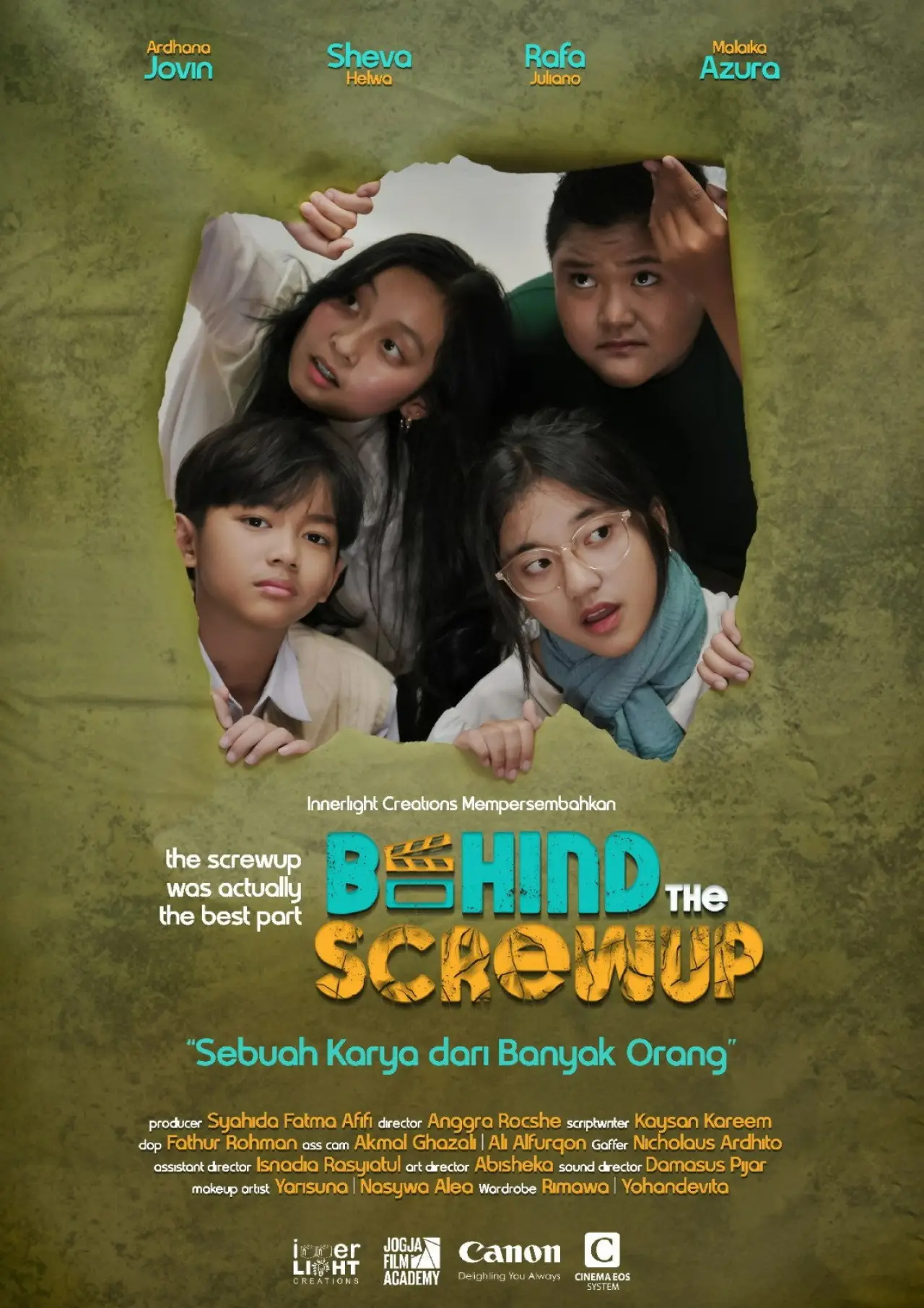 Plakat filmowy "B.T.S Behind The Screwup"