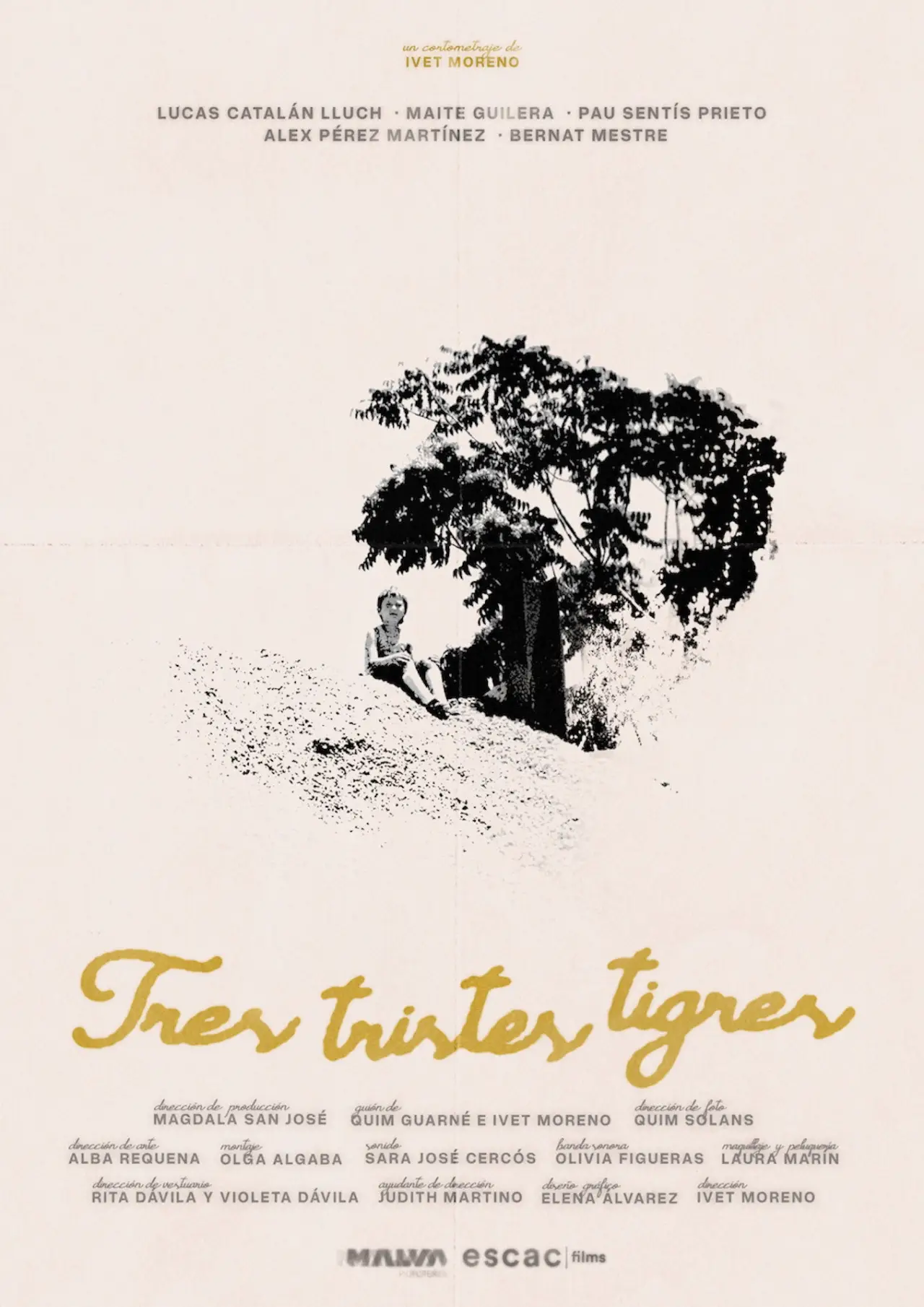 Plakat filmowy "Tres tristes tigres"