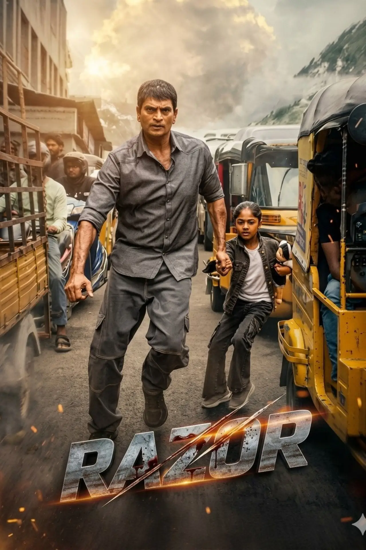 Plakat filmowy "Razor"