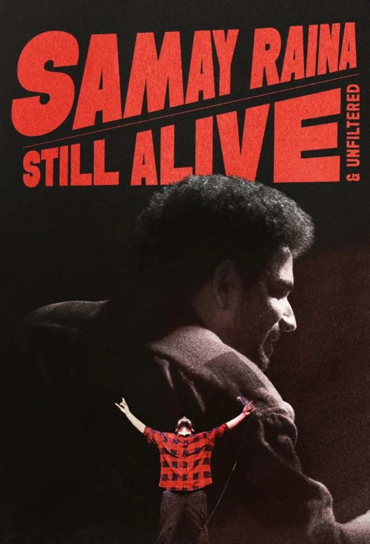 Plakat filmowy "Samay Raina: Still Alive"