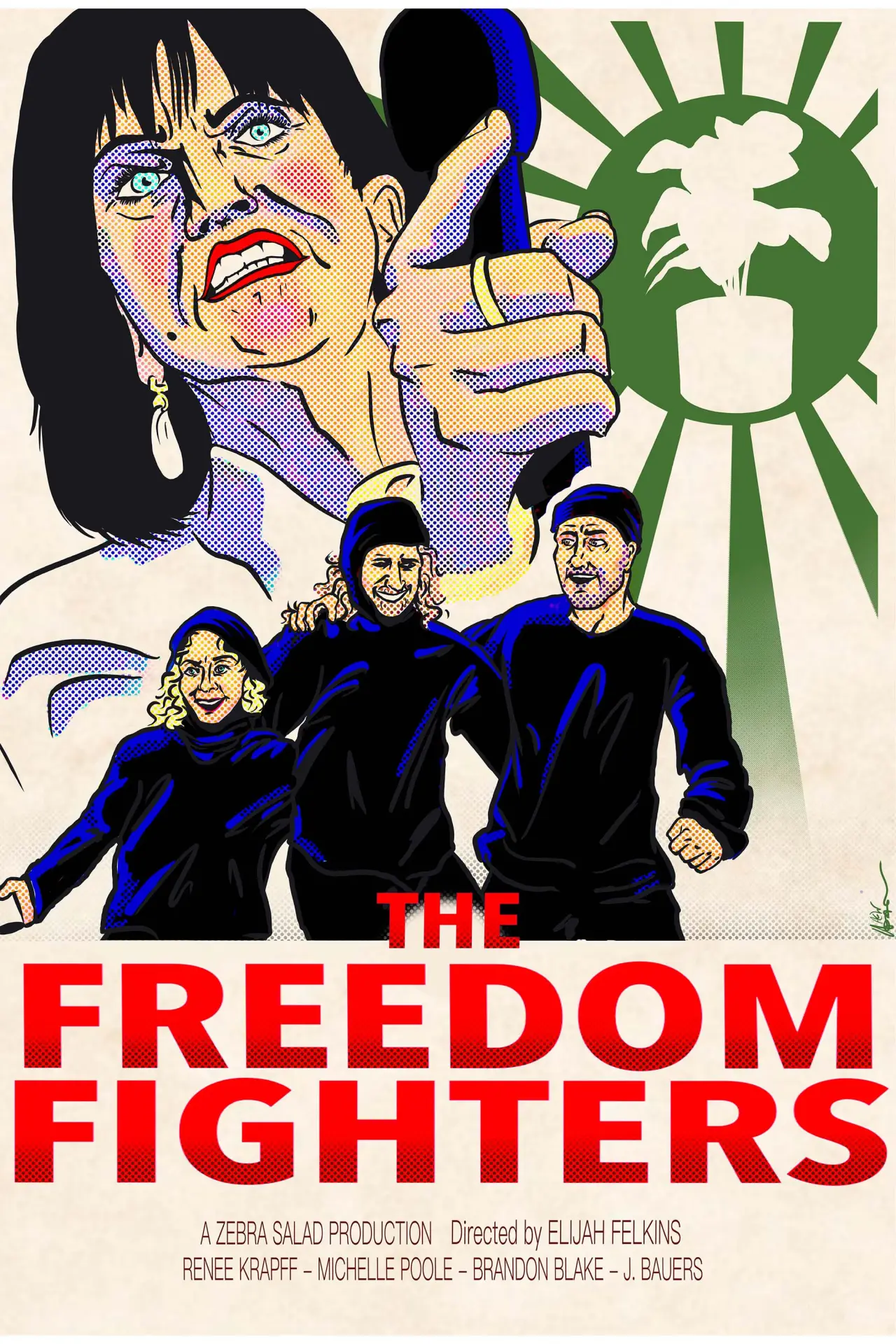 Plakat filmowy "The Freedom Fighters"