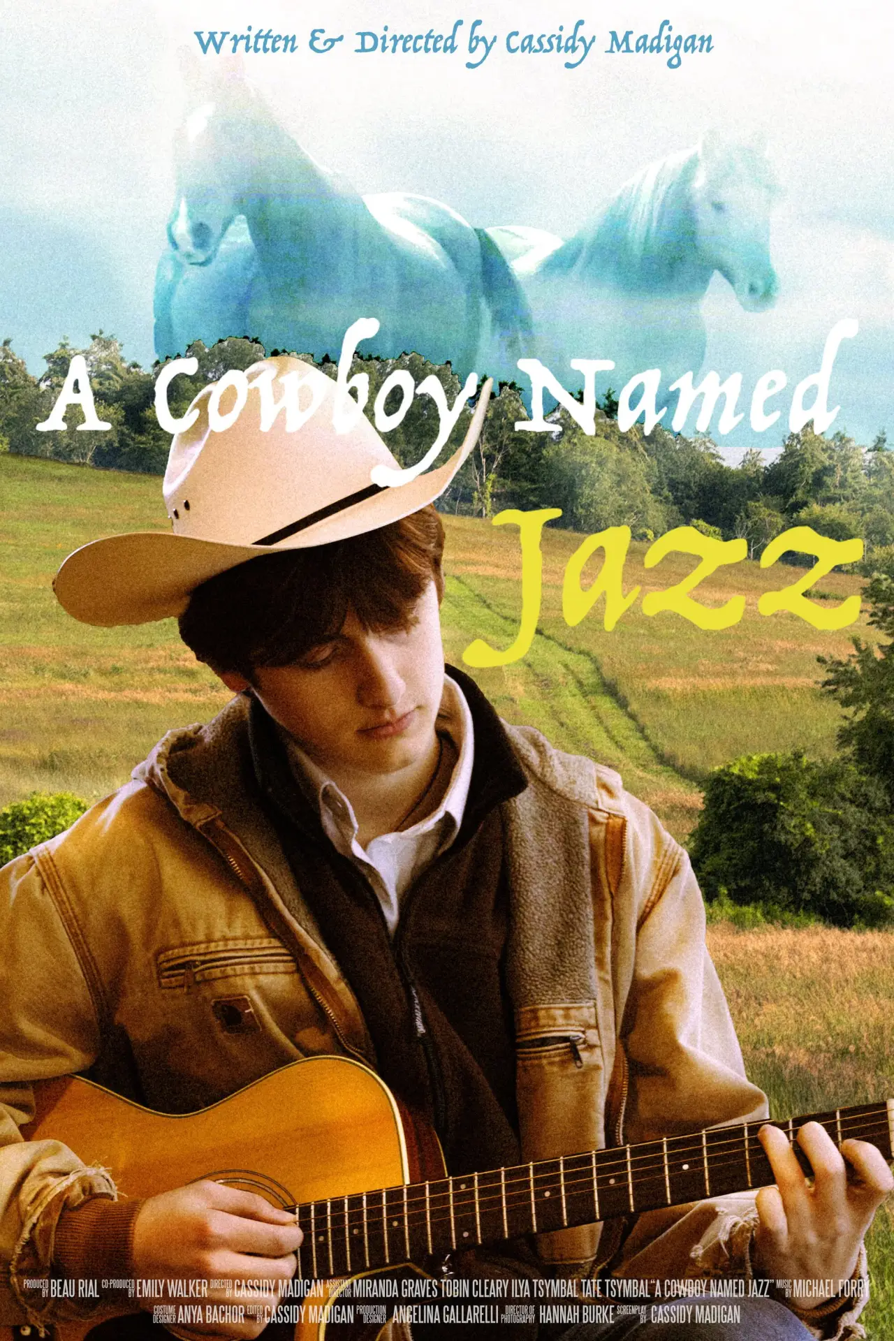Plakat filmowy "A Cowboy Named Jazz"