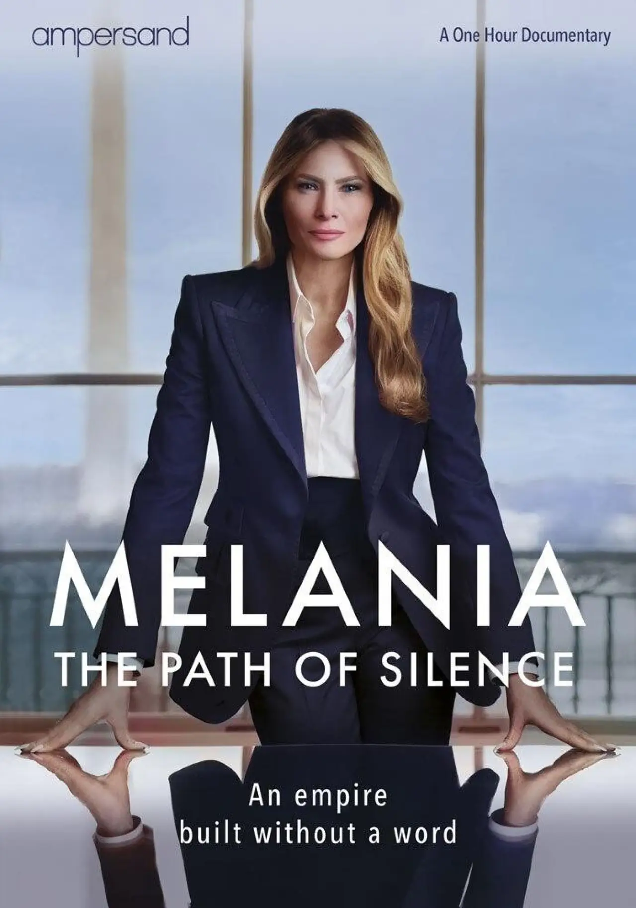 Plakat filmowy "Melania Trump, la voie du silence"