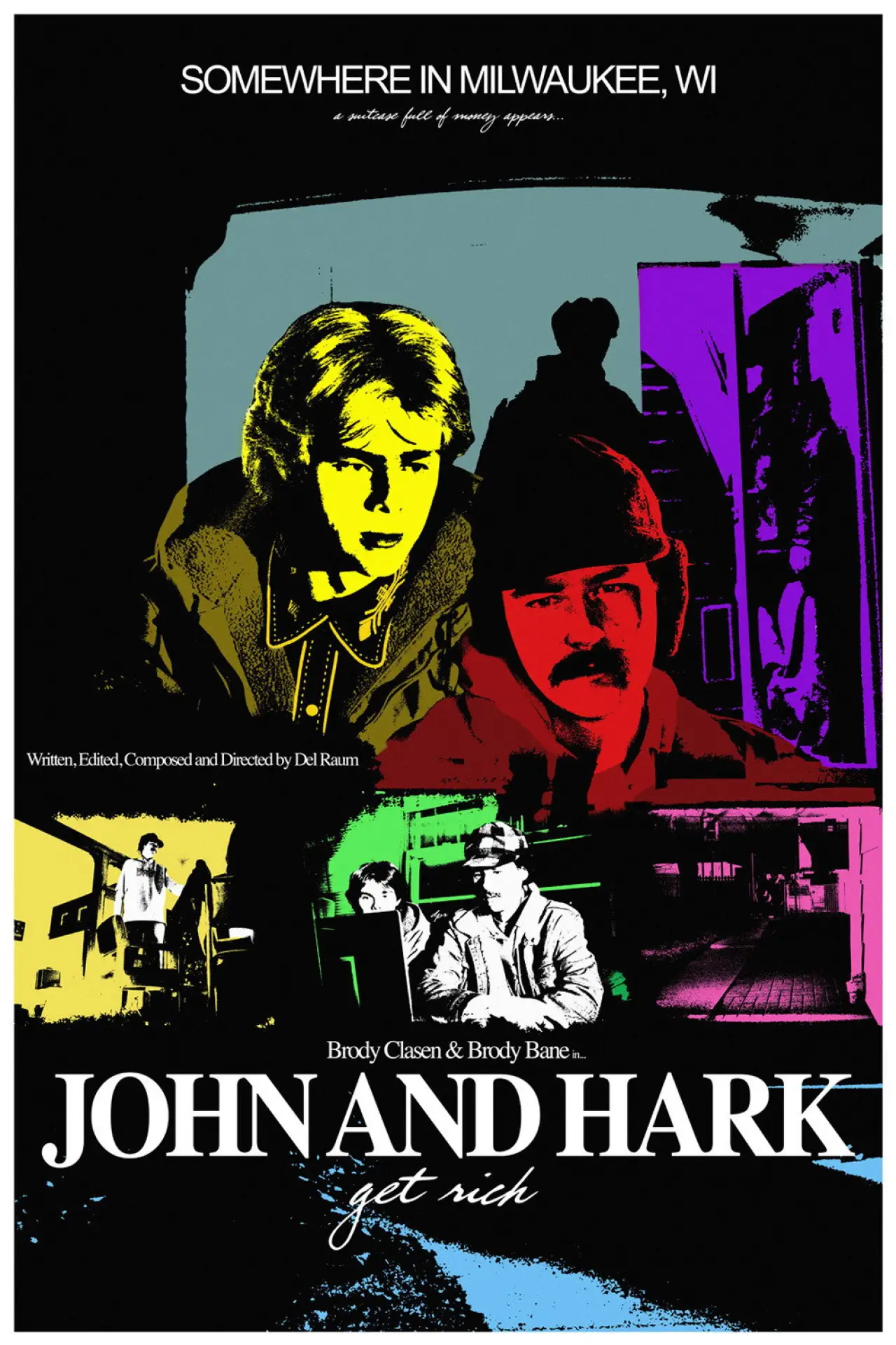 Plakat filmowy "John and Hark Get Rich"