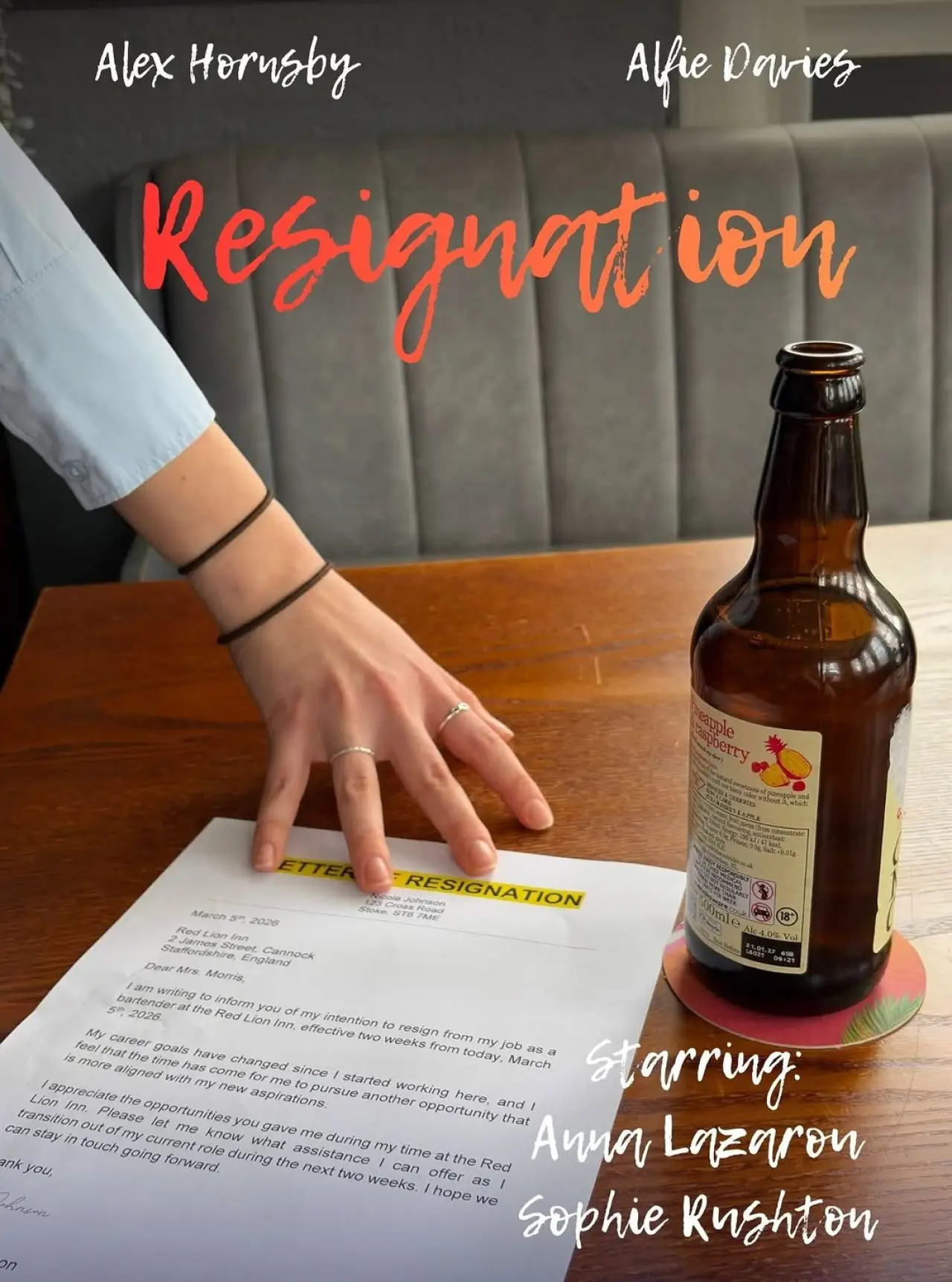 Plakat filmowy "Resignation"