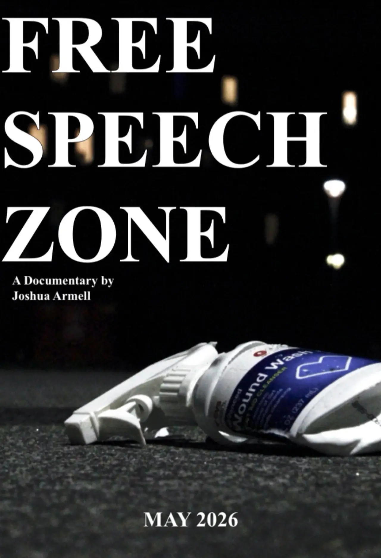 Plakat filmowy "Free Speech Zone"