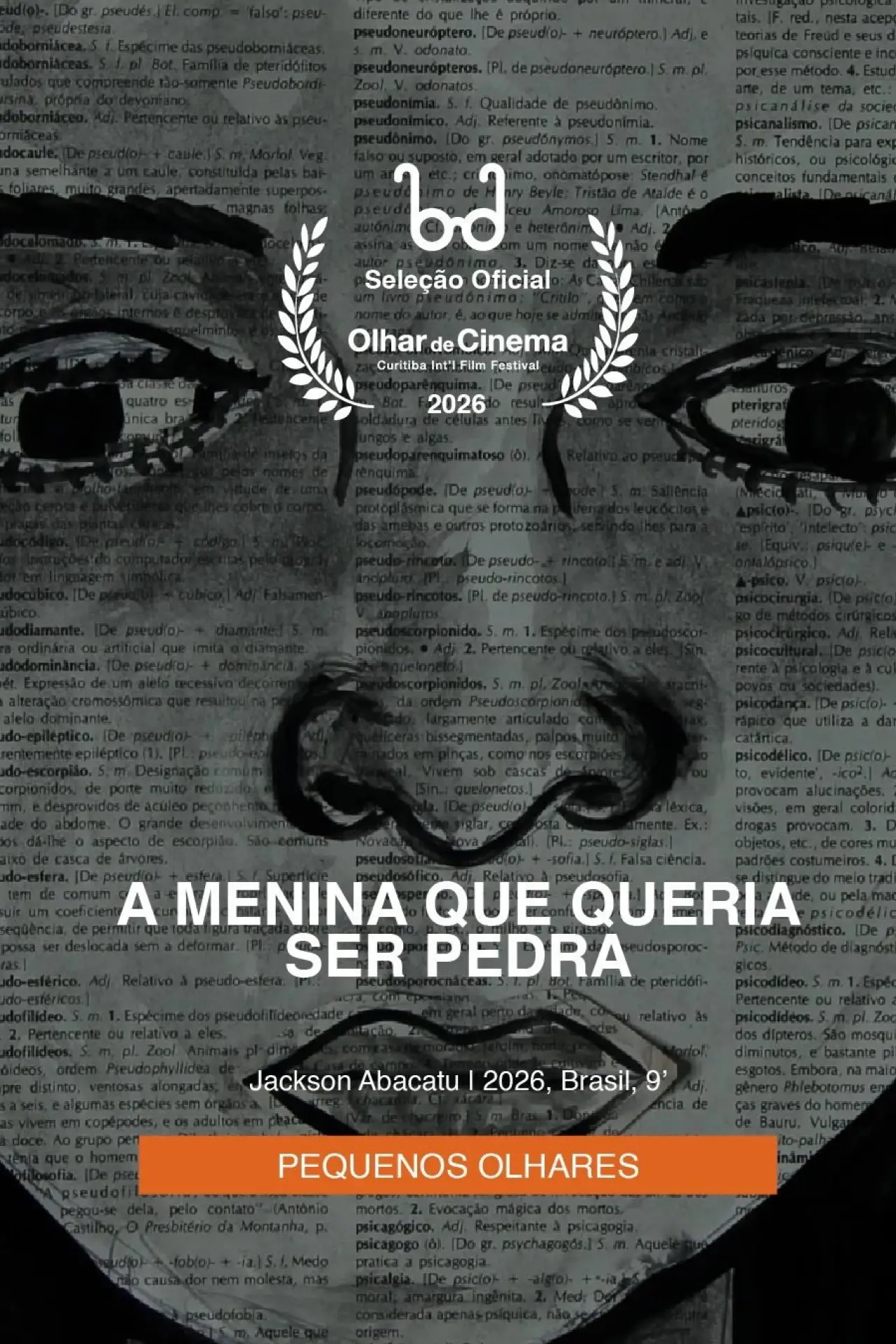 Plakat filmowy "A menina que queria ser pedra"