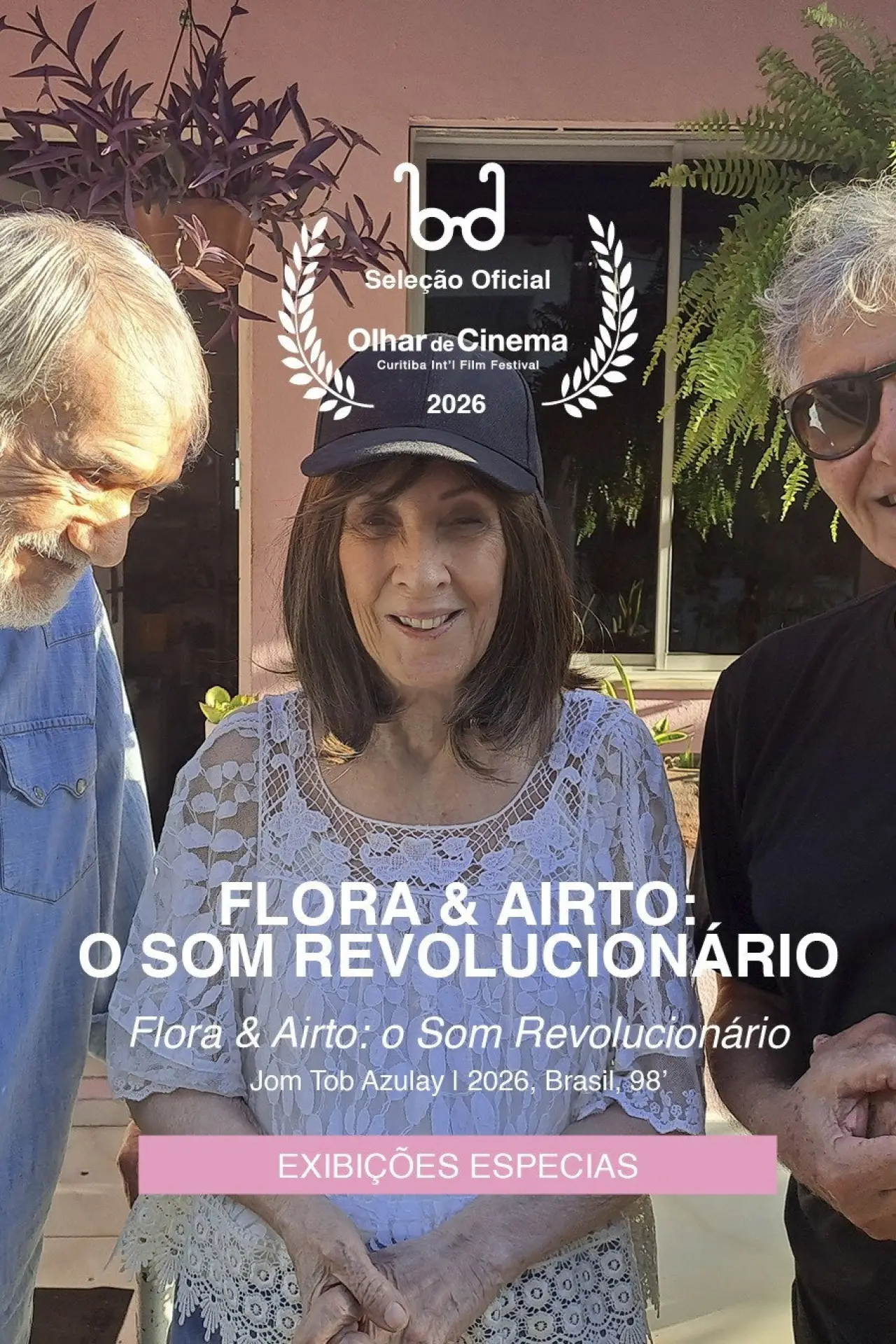 Plakat filmowy "Flora & Airto: O Som Revolucionário"