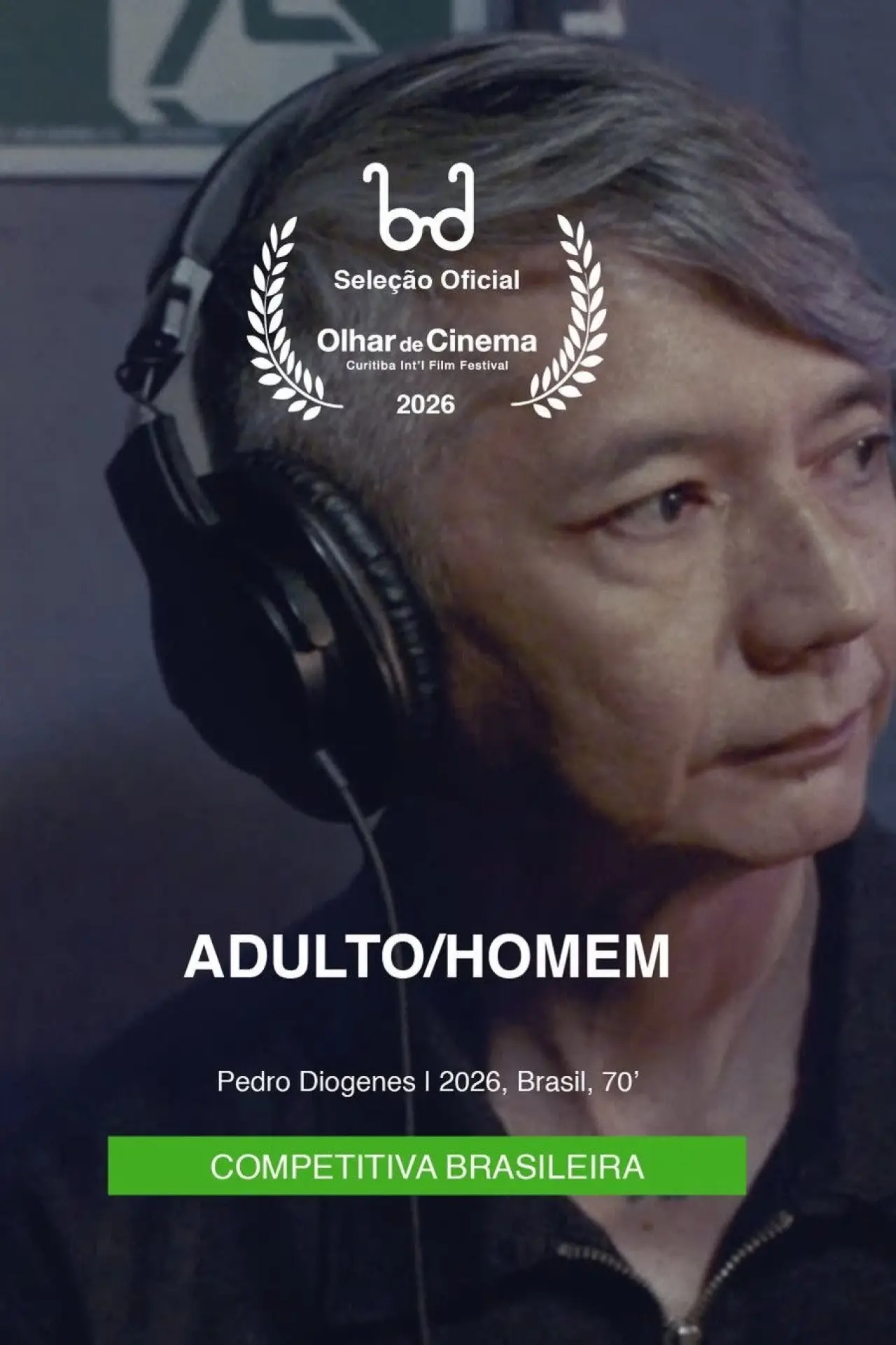 Plakat filmowy "Adulto/Homem"