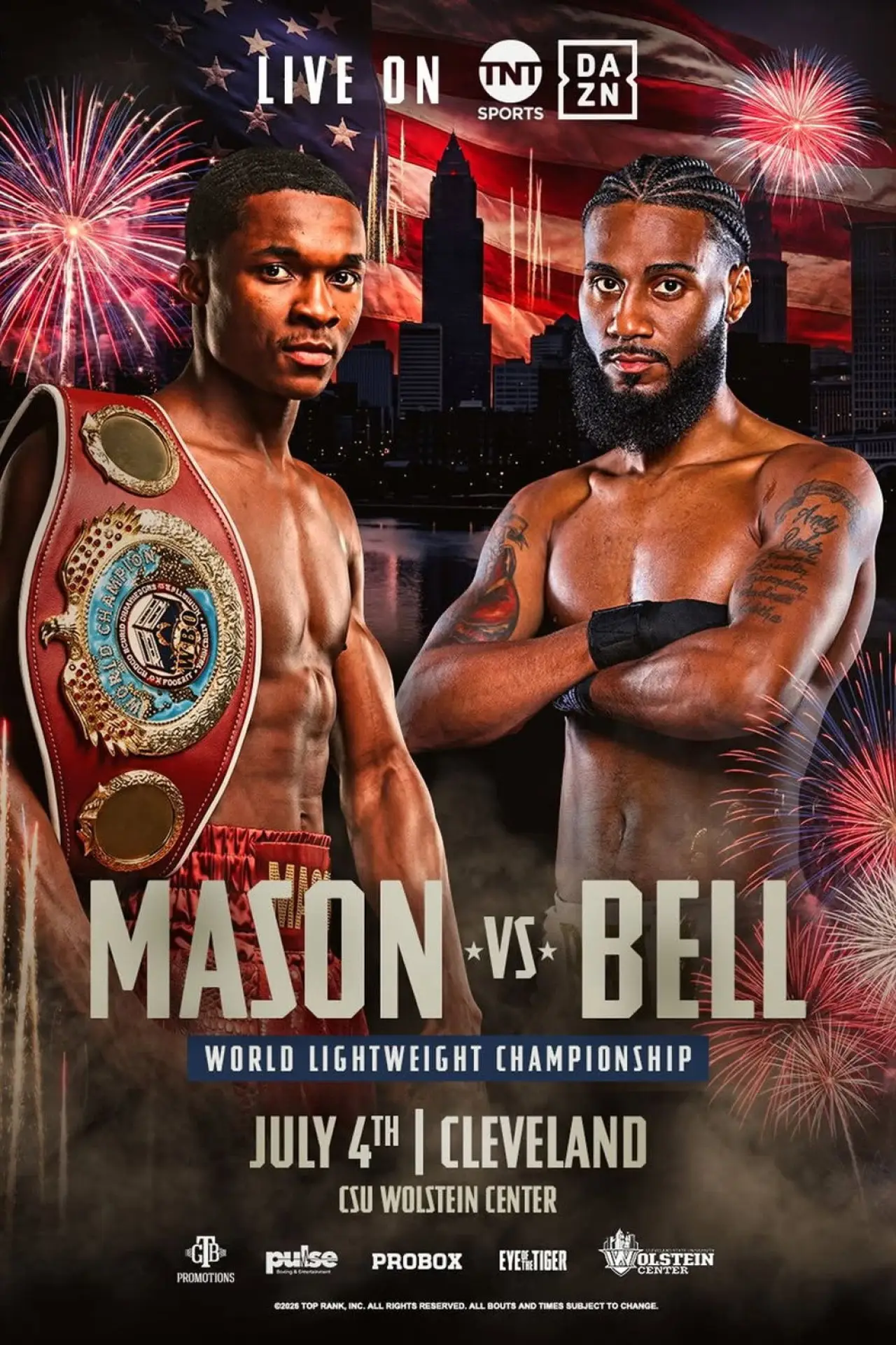 Plakat filmowy "Abdullah Mason vs. Albert Bell"