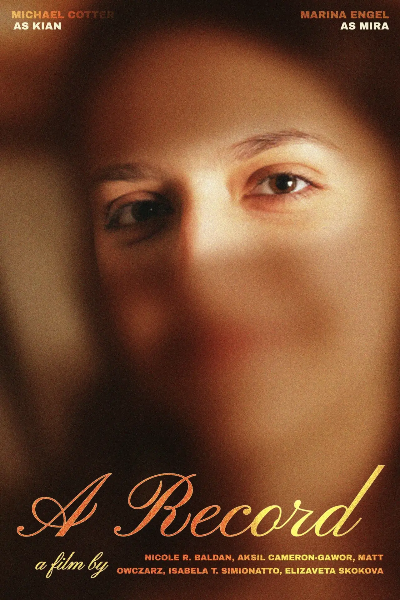 Plakat filmowy "A Record"