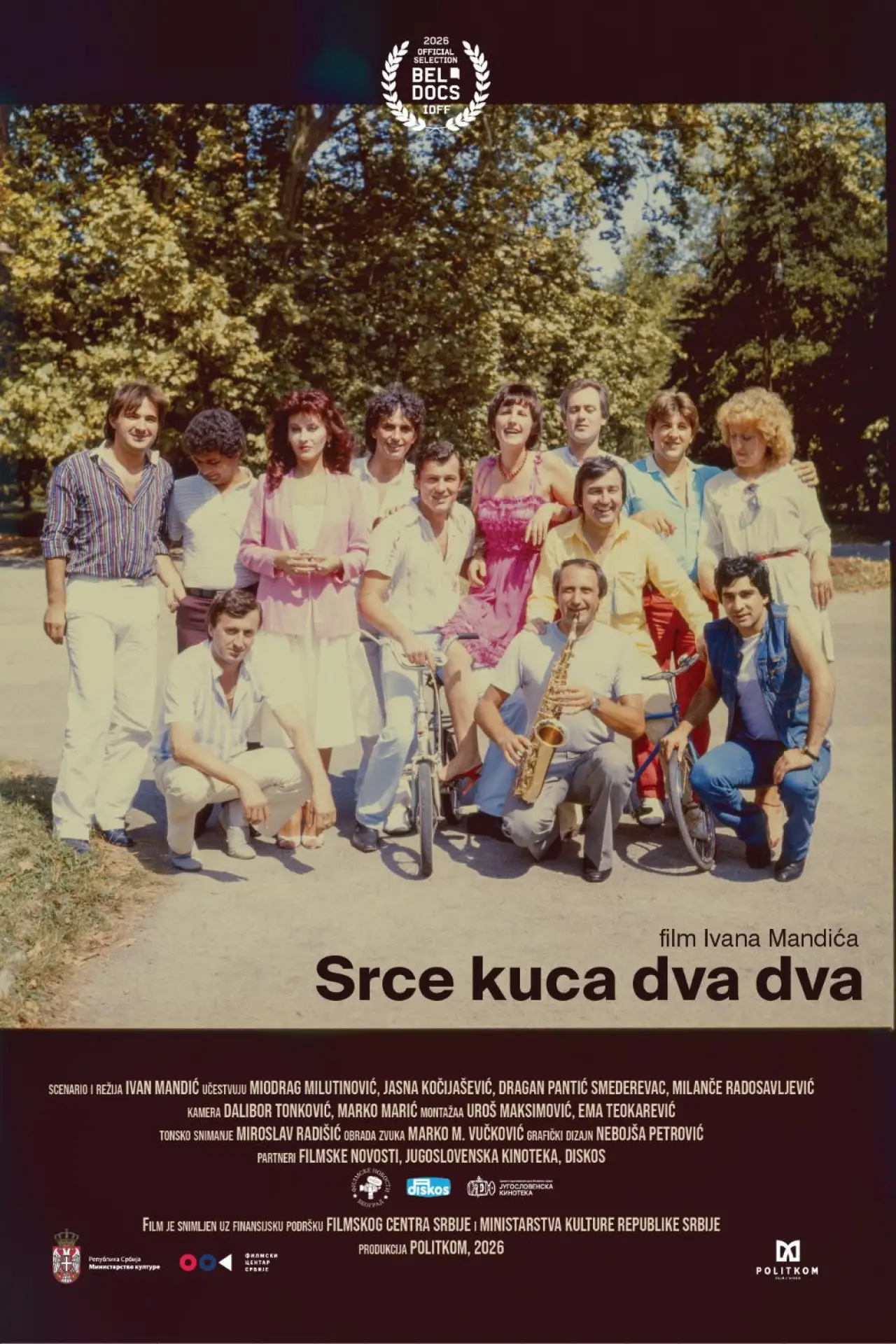 Plakat filmowy "Srce kuca dva dva"