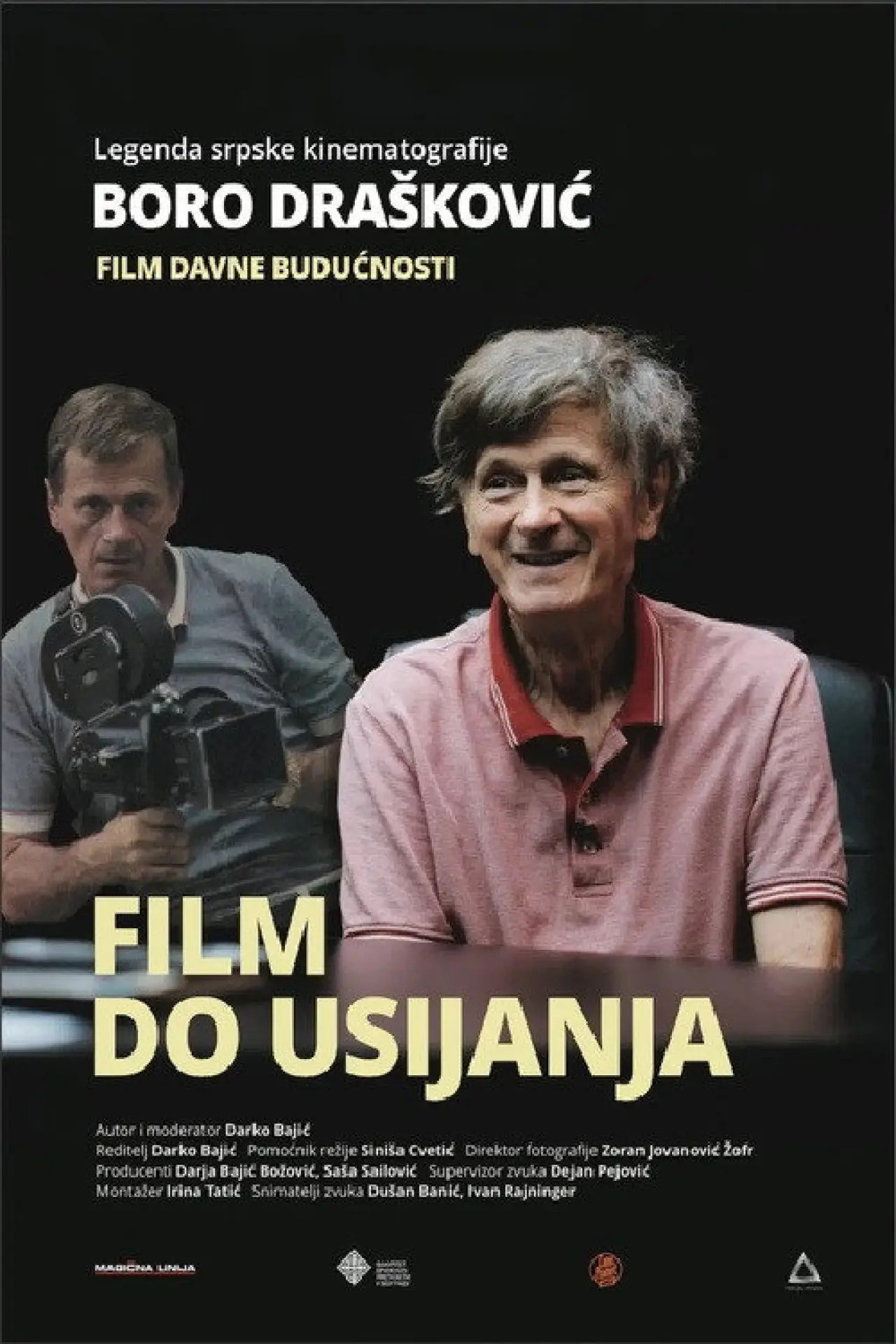 Plakat filmowy "Film do usijanja - Boro Drašković"