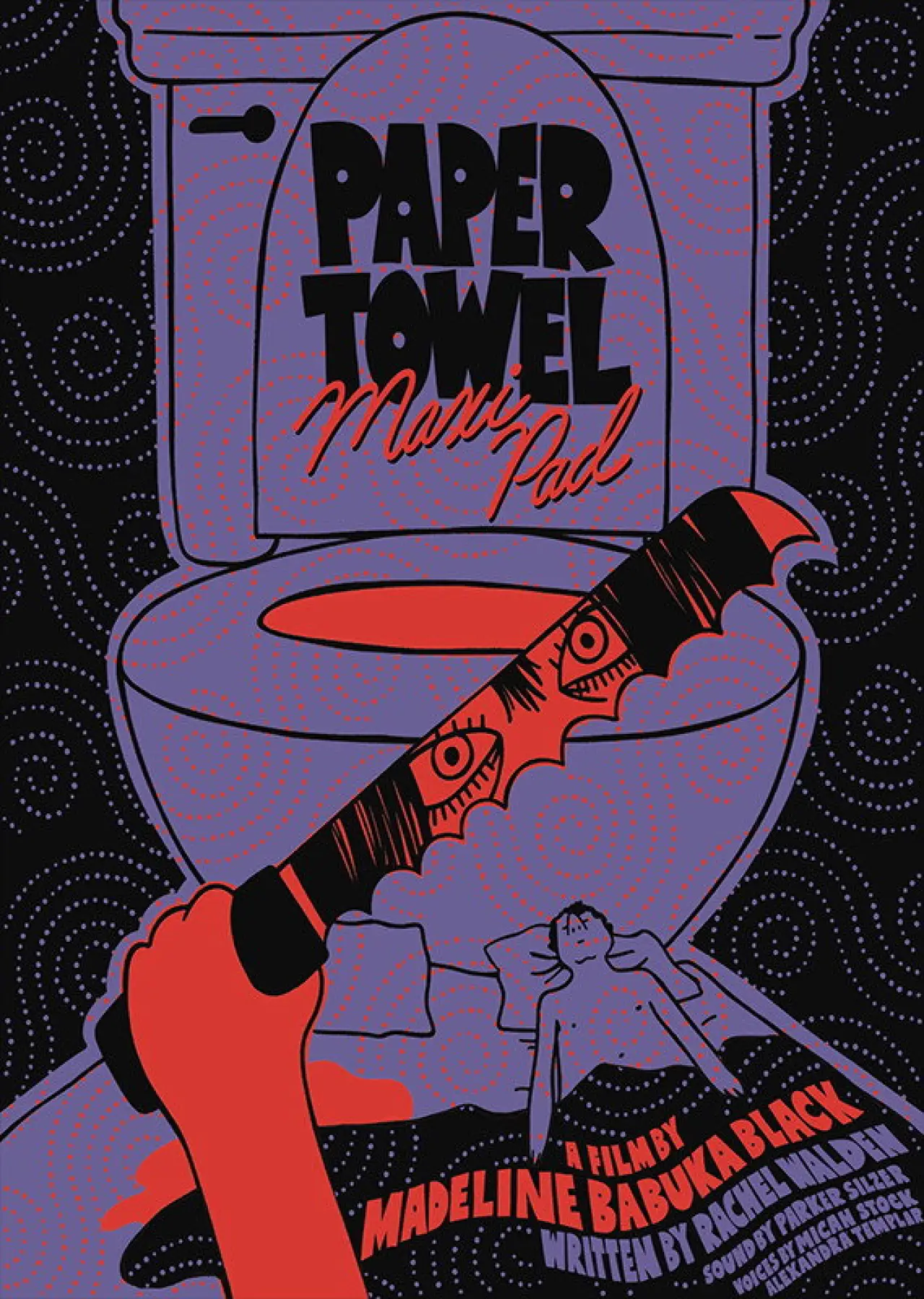 Plakat filmowy "Papertowel Maxipad"